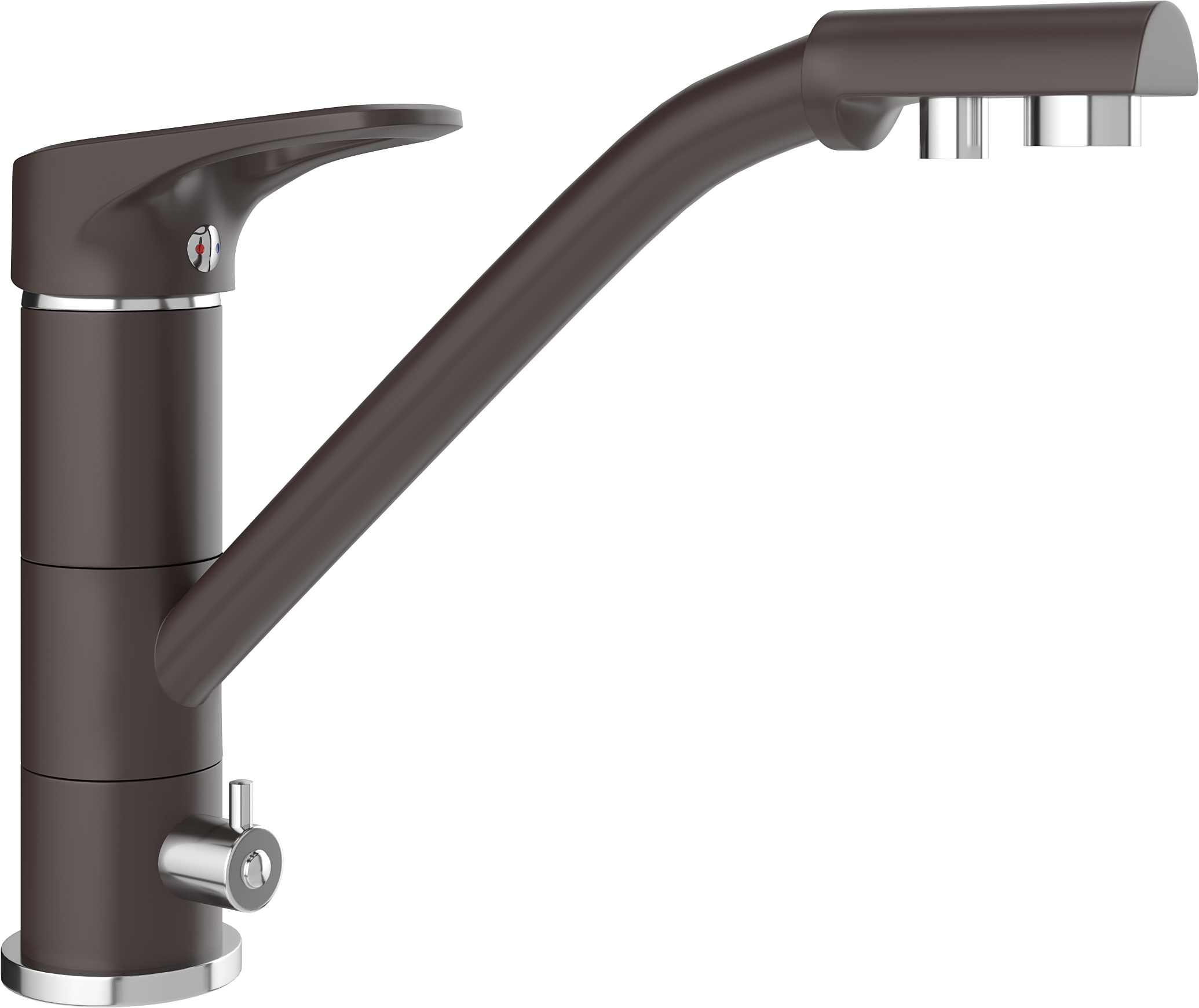 Смеситель для кухни Domaci Солерно UQ-010-06 трюфель