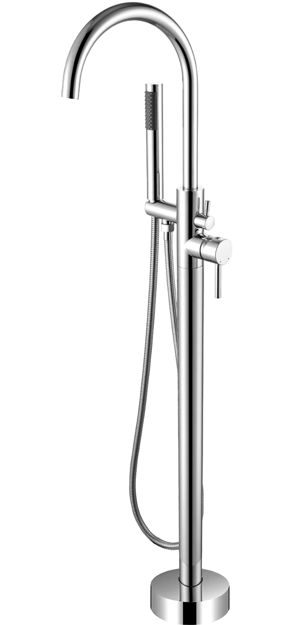 Напольный смеситель для ванны с душем STWORKI Эстерсунд хром