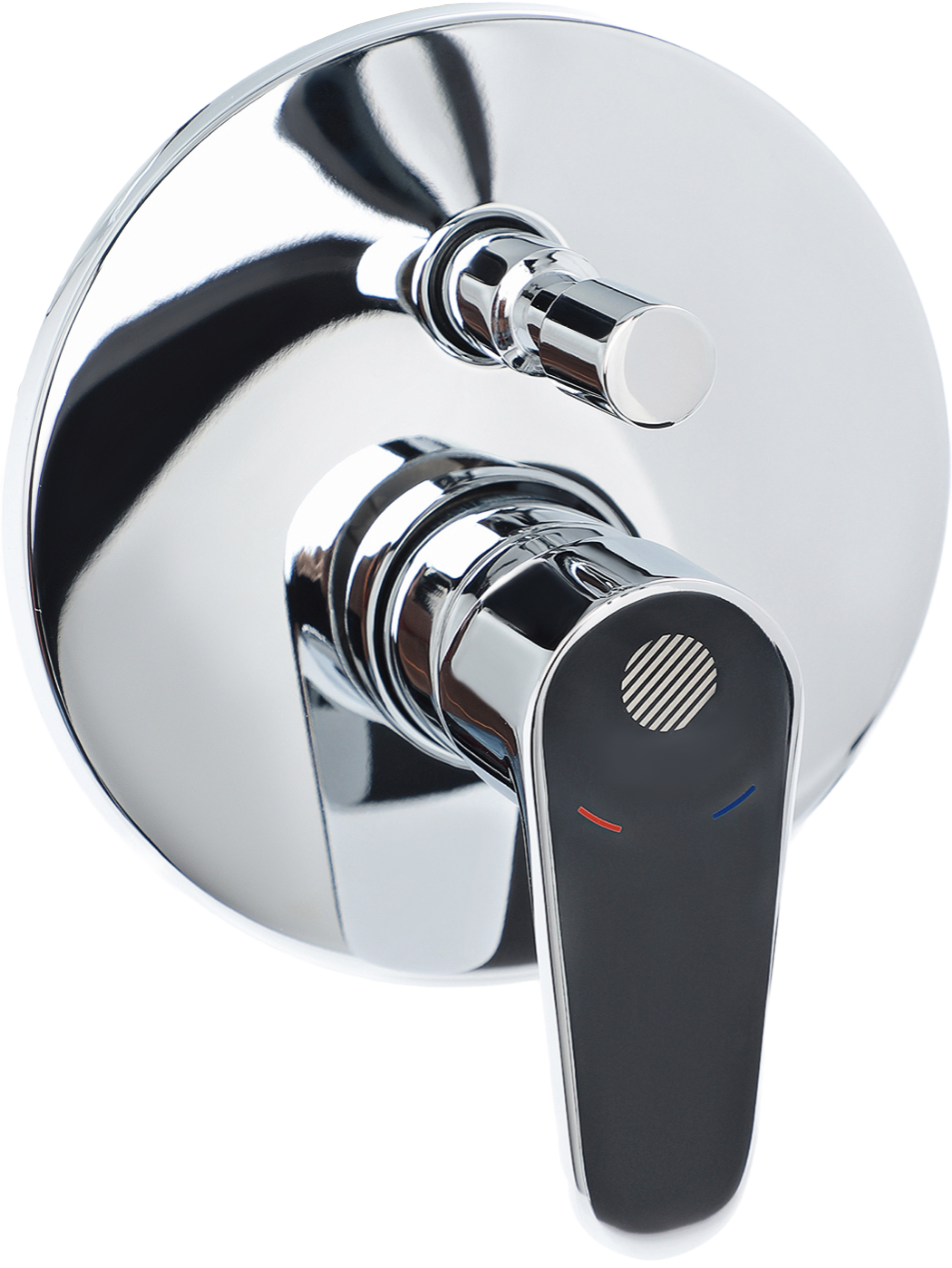 Встраиваемый смеситель для душа и ванны STWORKI Нарвик NR-02cr С ВНУТРЕННЕЙ ЧАСТЬЮ, встраиваемый, однорычажный, латунь, настенный, российский