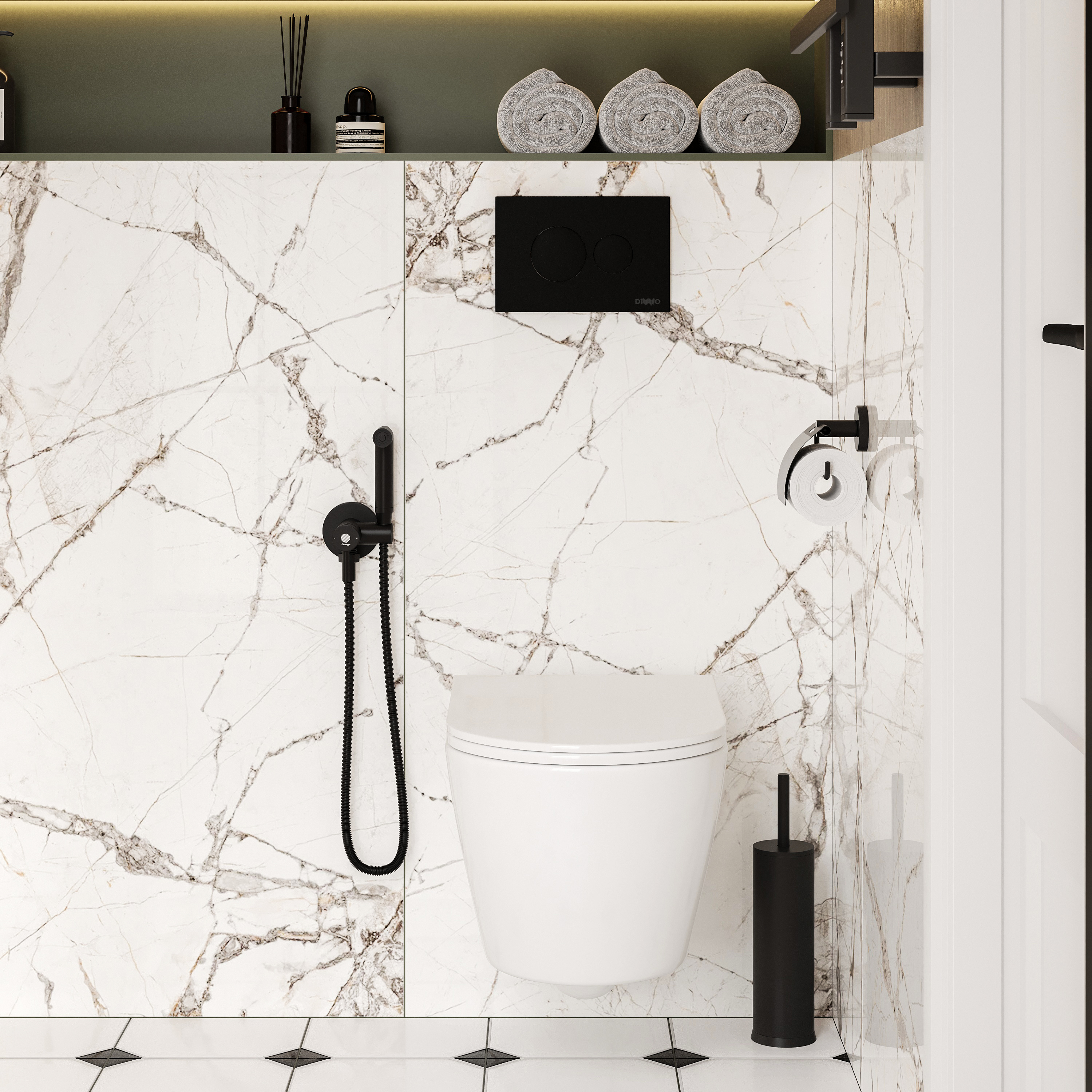 Ершик DEKOR BANYO Toilet Brushes 6001 01 02 04 чёрный купить в Тамбове