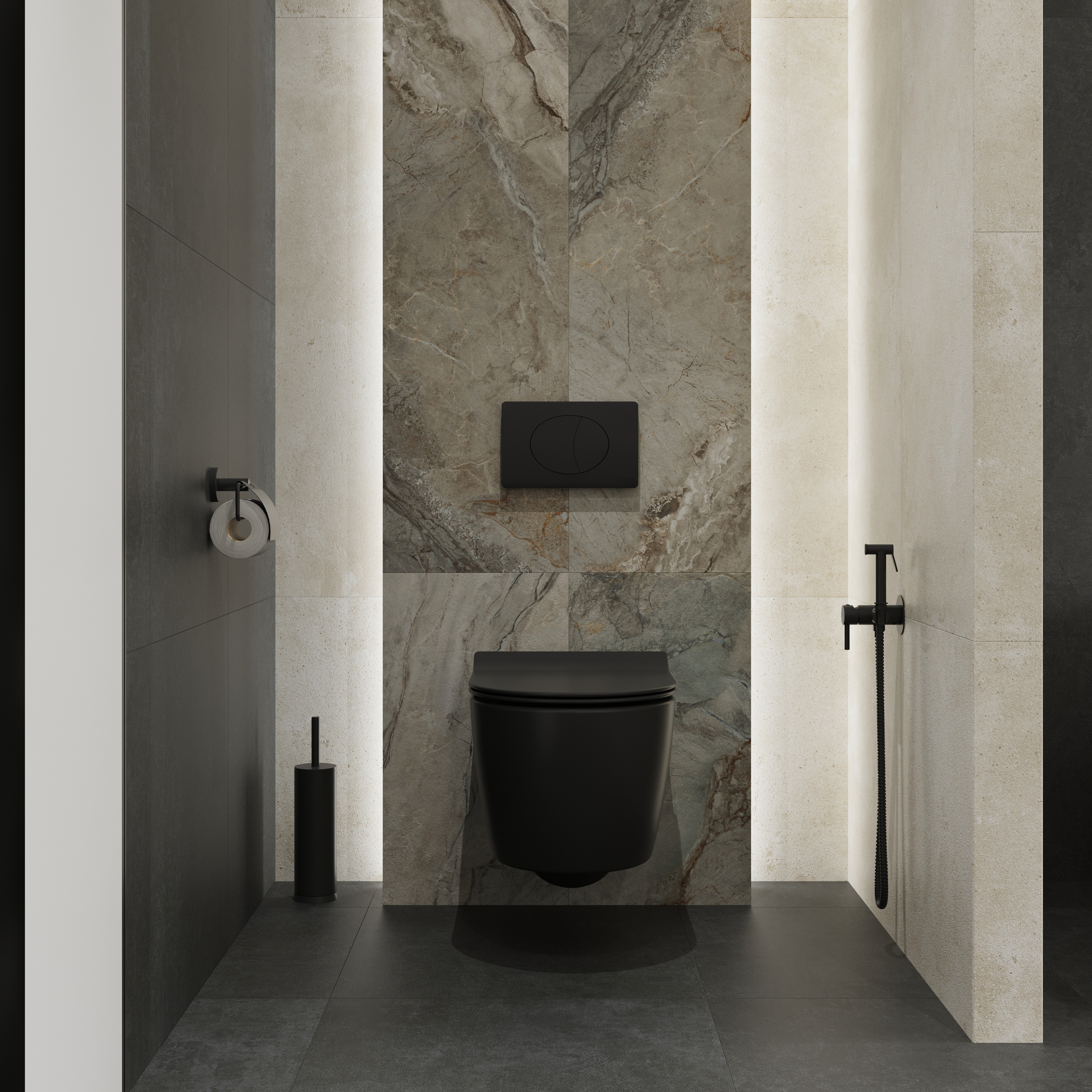 Ершик DEKOR BANYO Toilet Brushes 6001 01 02 04 чёрный купить в Тамбове