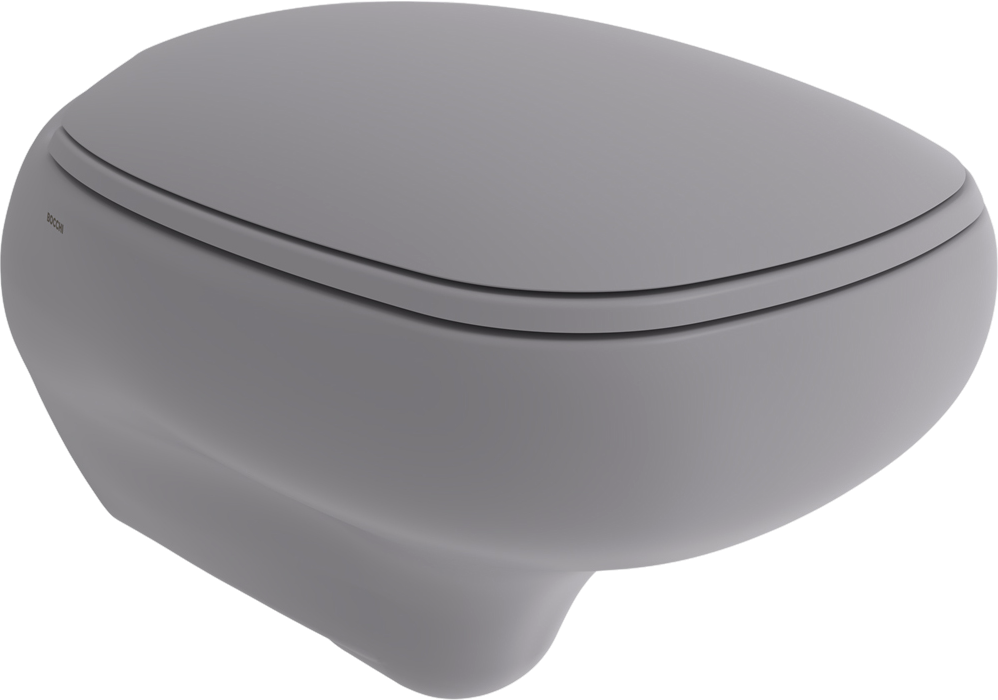 Унитаз подвесной BOCCHI Fenice серый матовый, с микролифтом