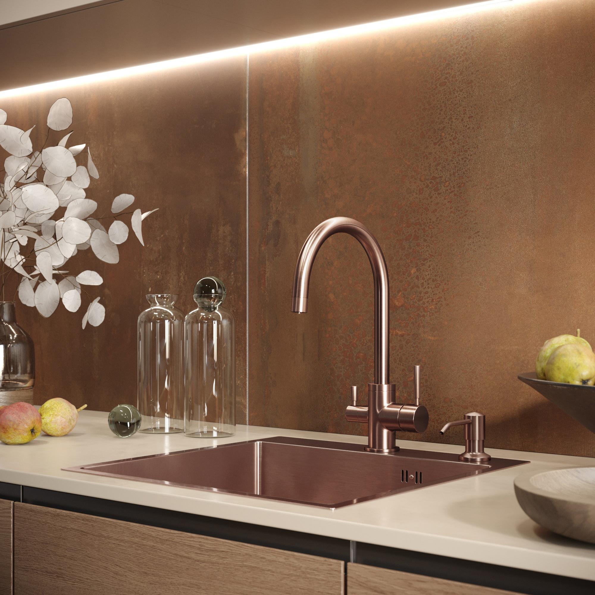 купить Дозатор для кухонной мойки Domaci Равенна 401 медь