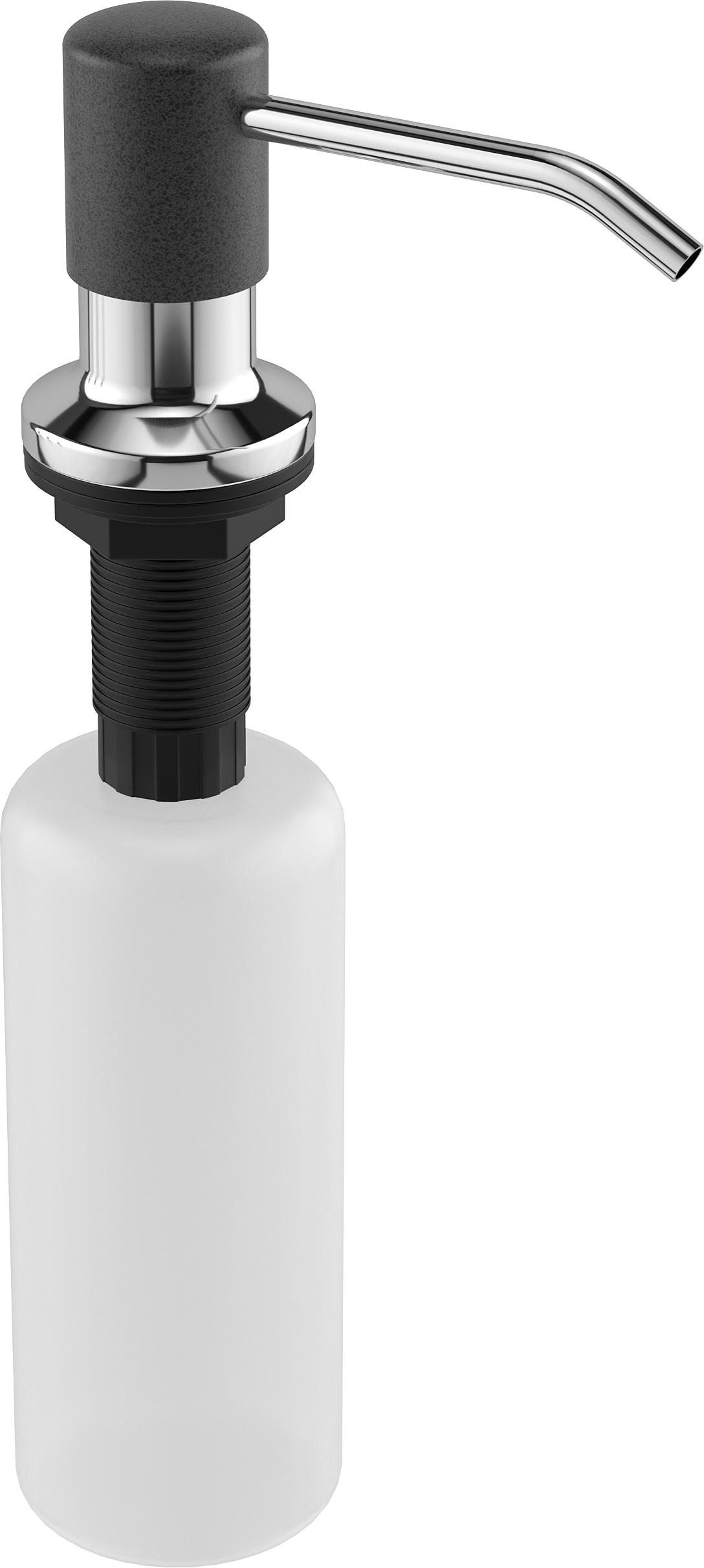 Дозатор для кухонной мойки Domaci Солерно 401 антрацит купить в Тамбове