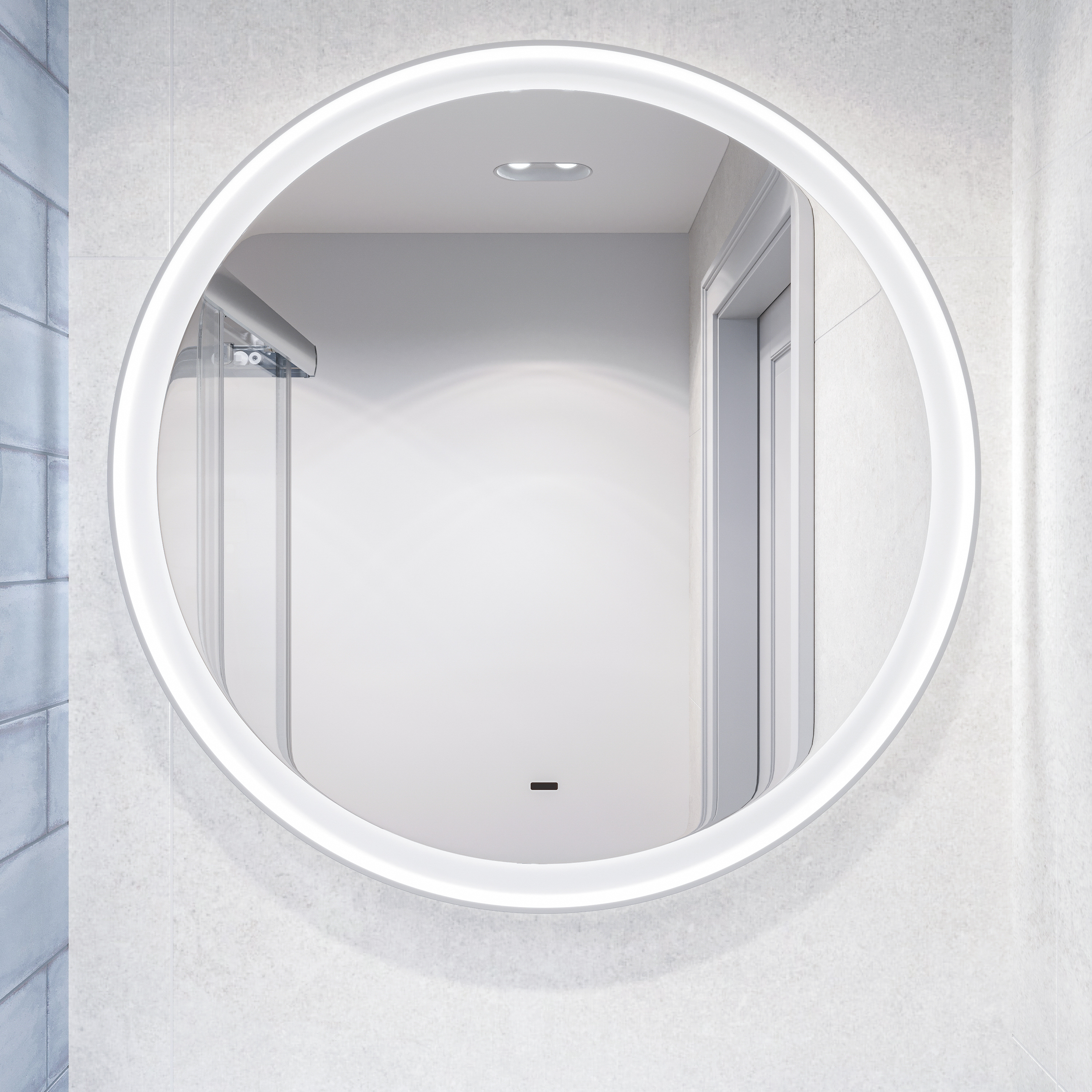 Зеркало круглое STWORKI Гриндстед 60 с подсветкой купить в Тамбове