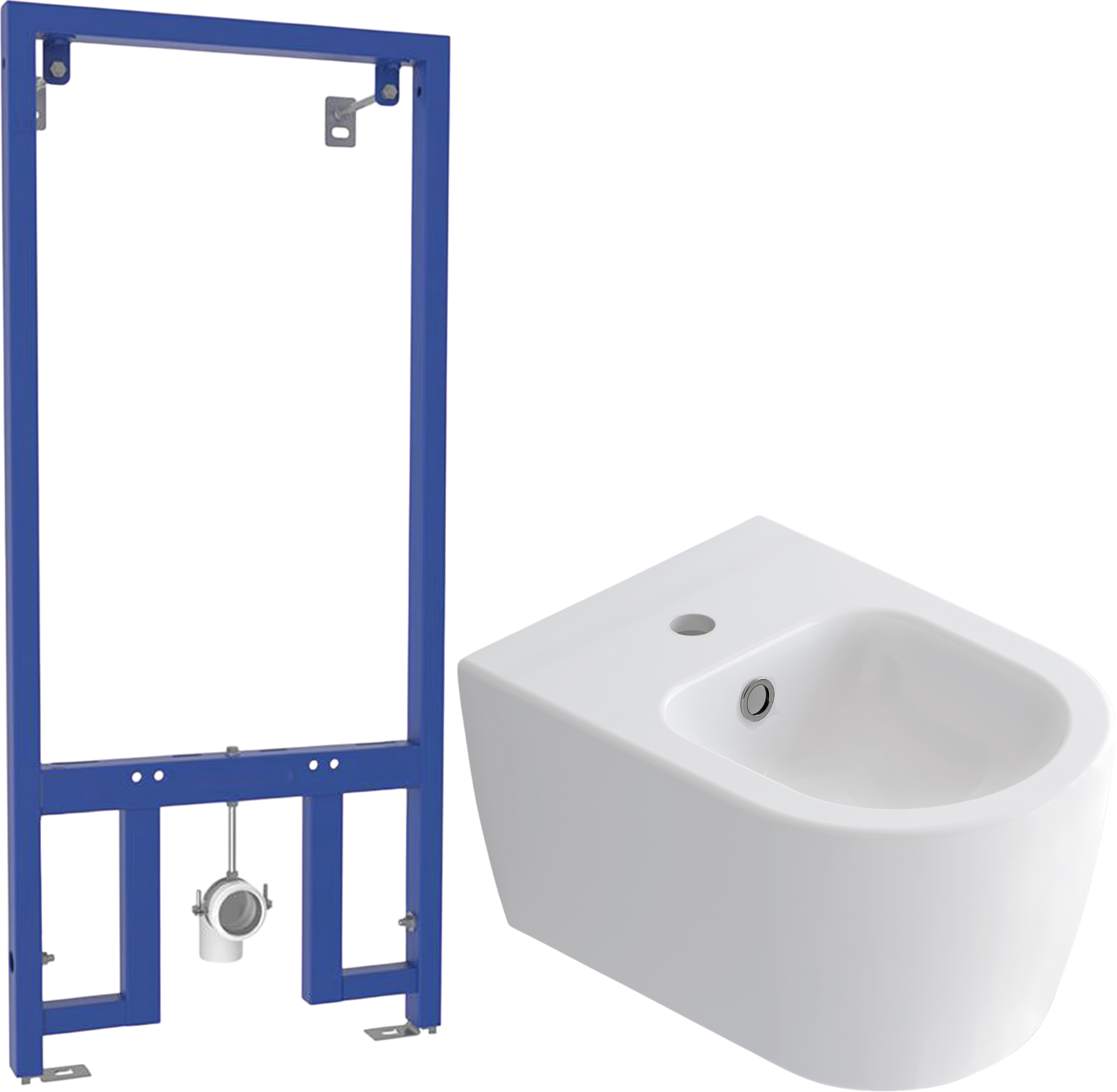 Комплект Биде STWORKI Ноттвиль K3106-2605 + Инсталляция Berges Novum 049212