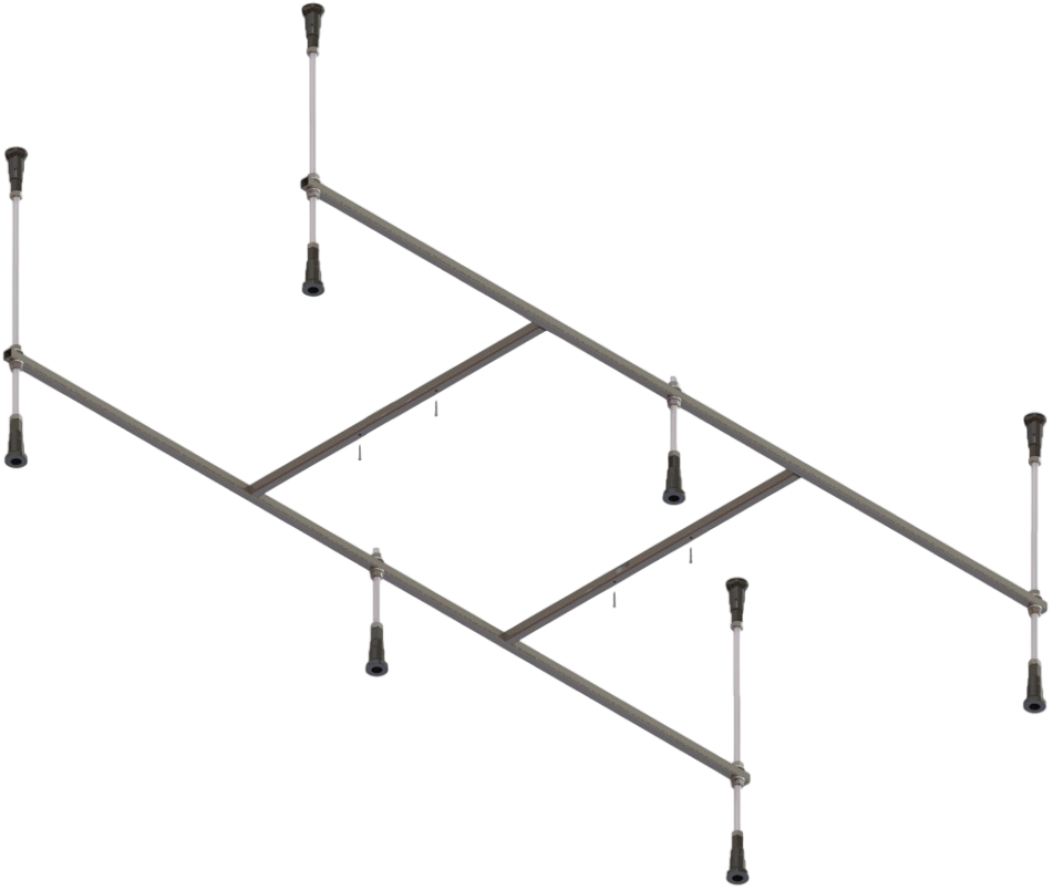 Акриловая ванна STWORKI Карлстад 160x70 см, с каркасом купить в Тамбове