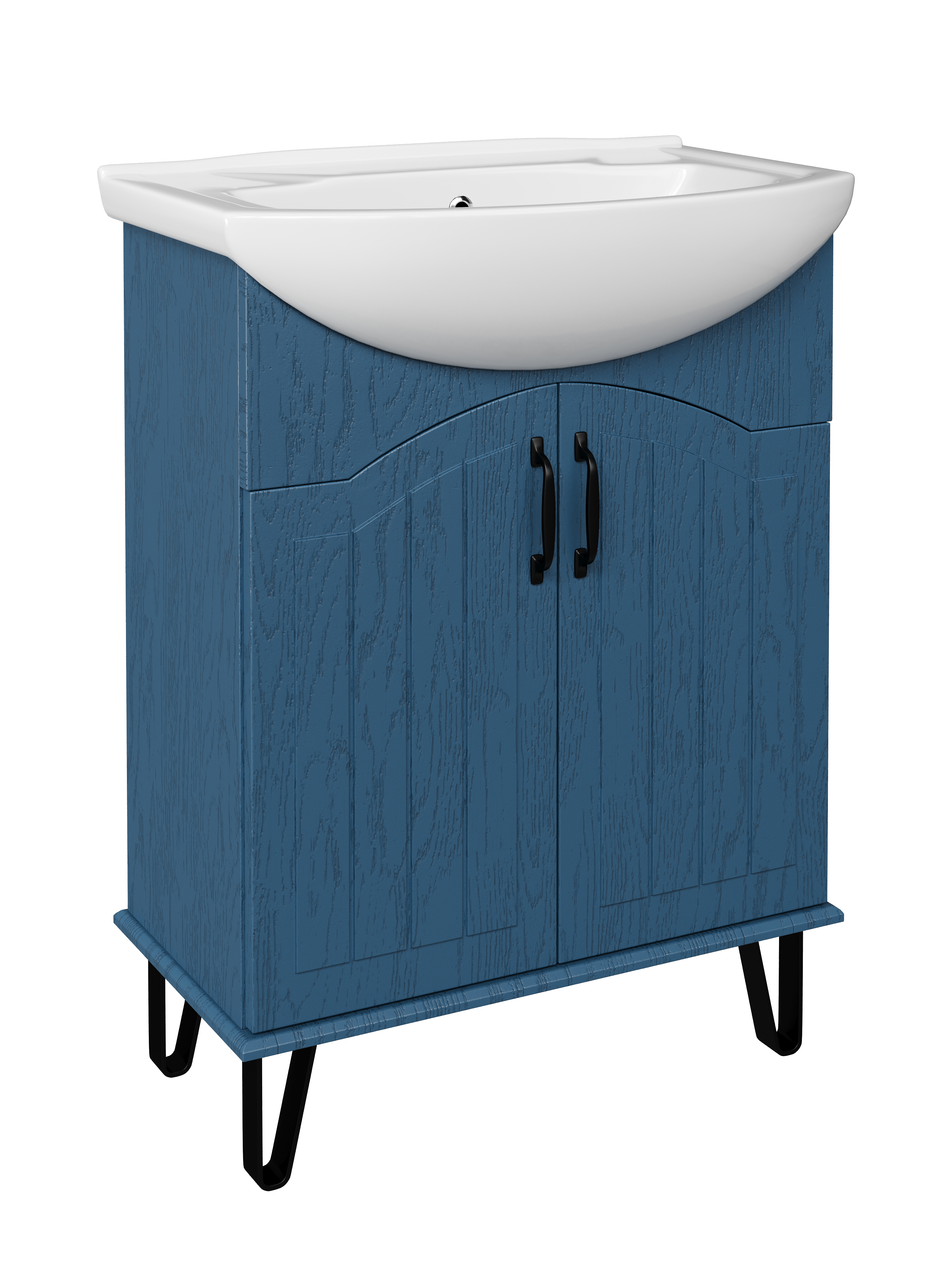 Тумба с раковиной DIWO Сочи 65 синяя