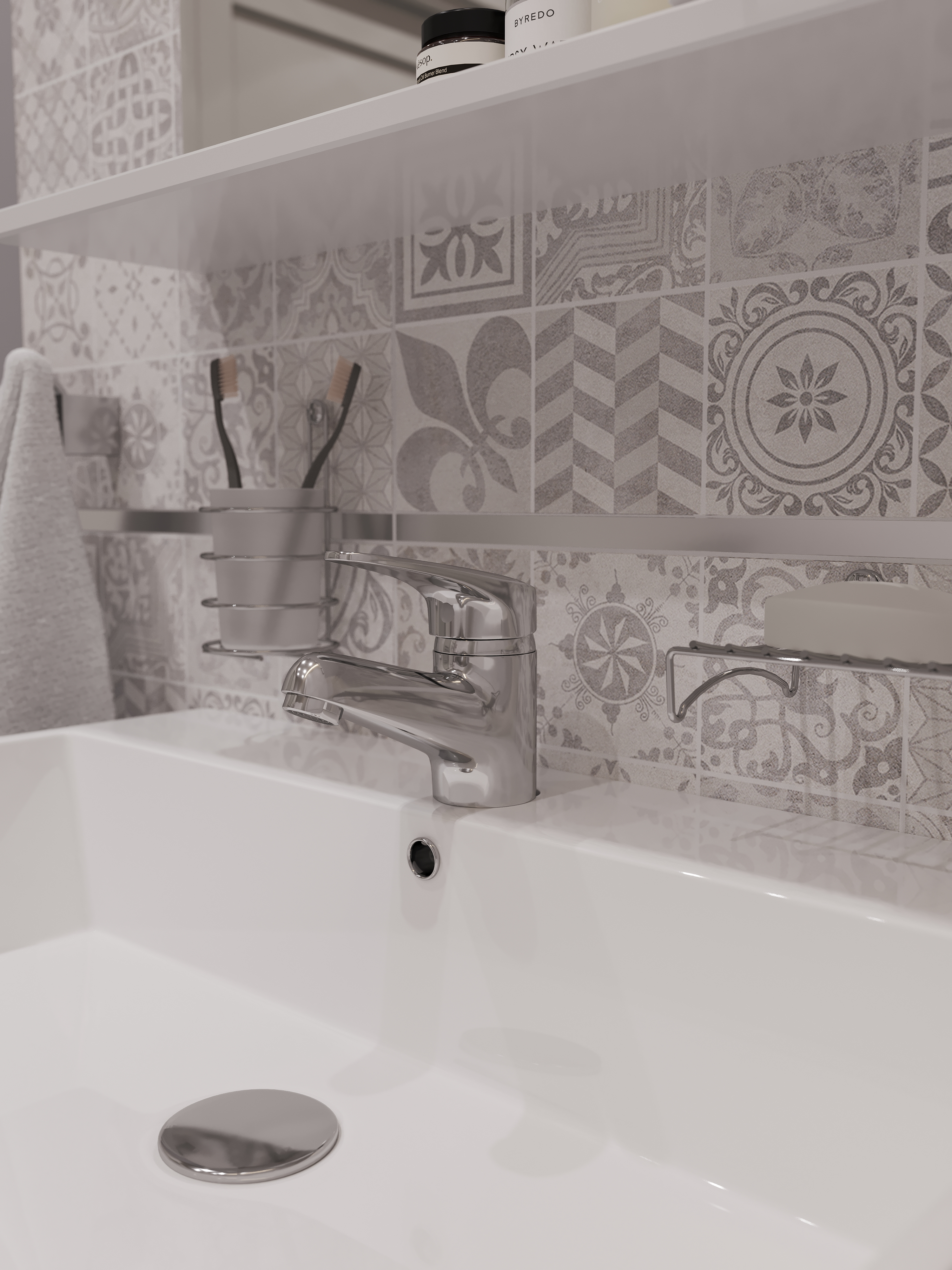 Смеситель для раковины DIWO Архангельск AR-01cr