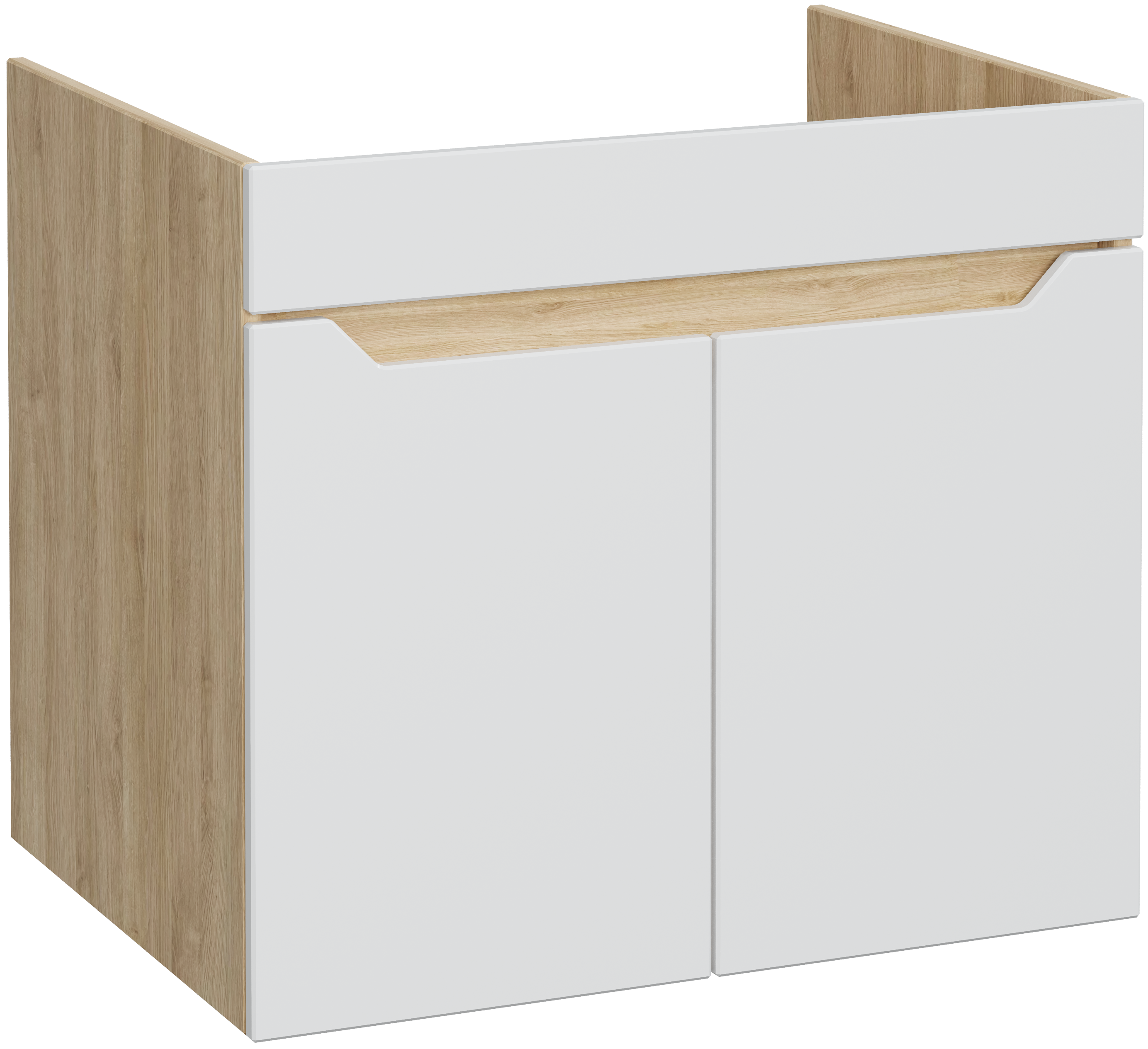 Тумба под раковину без столешницы DIWO Архангельск 60 подвесная, дуб сонома