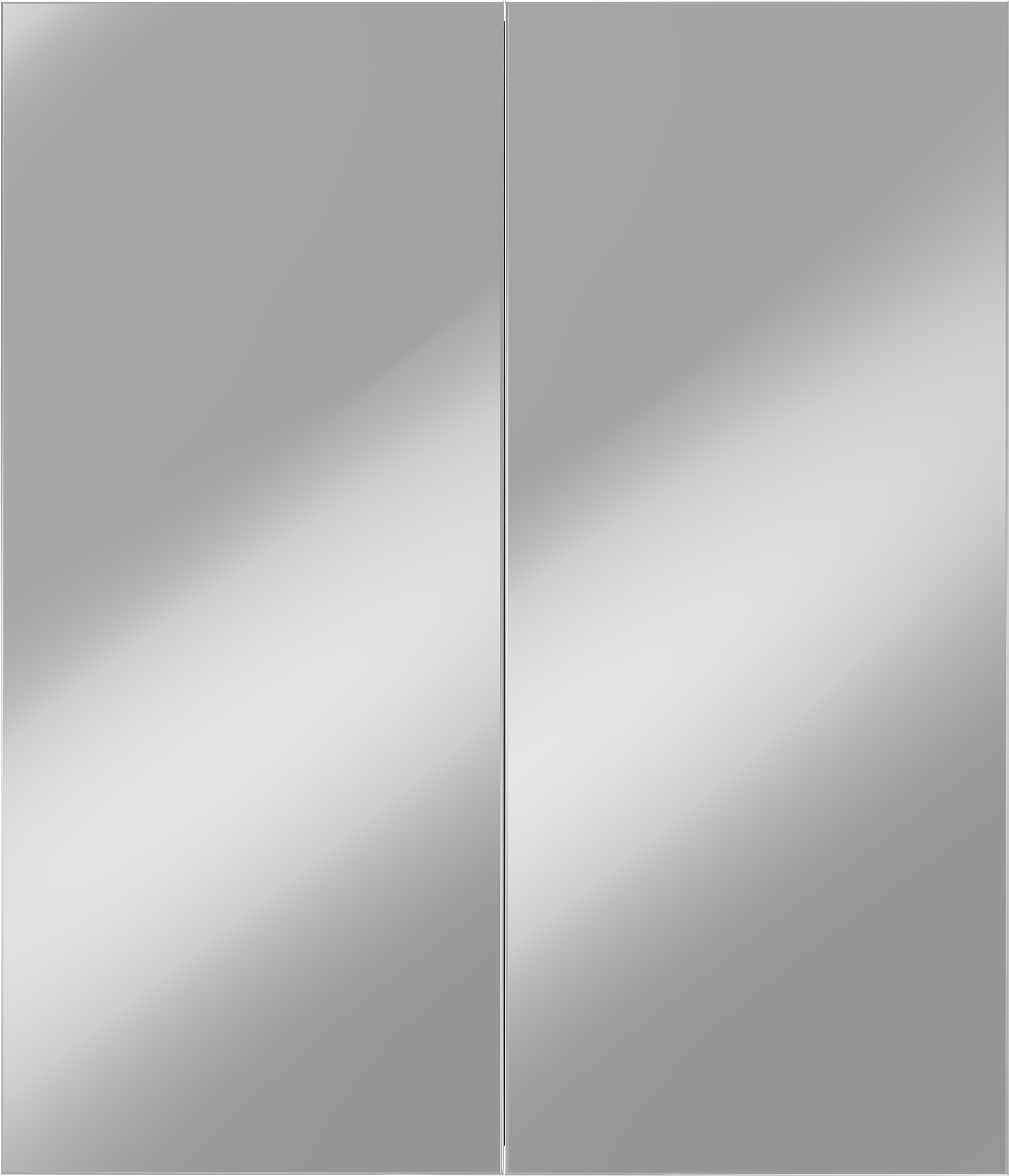 Зеркало-шкаф DIWO Архангельск 60 универсальное, дуб сонома