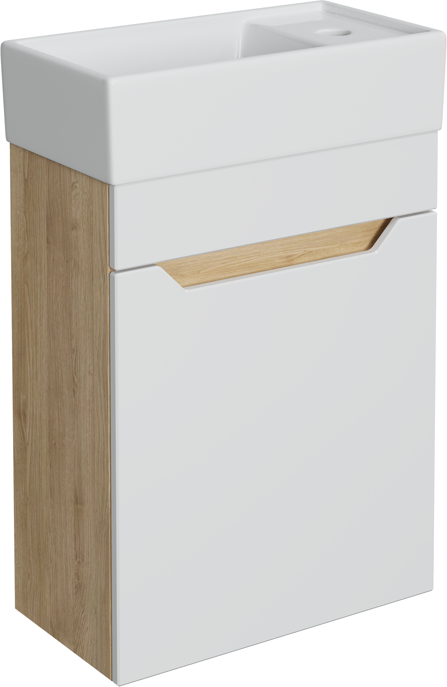 Тумба с раковиной DIWO Архангельск 40 дуб сонома, подвесная