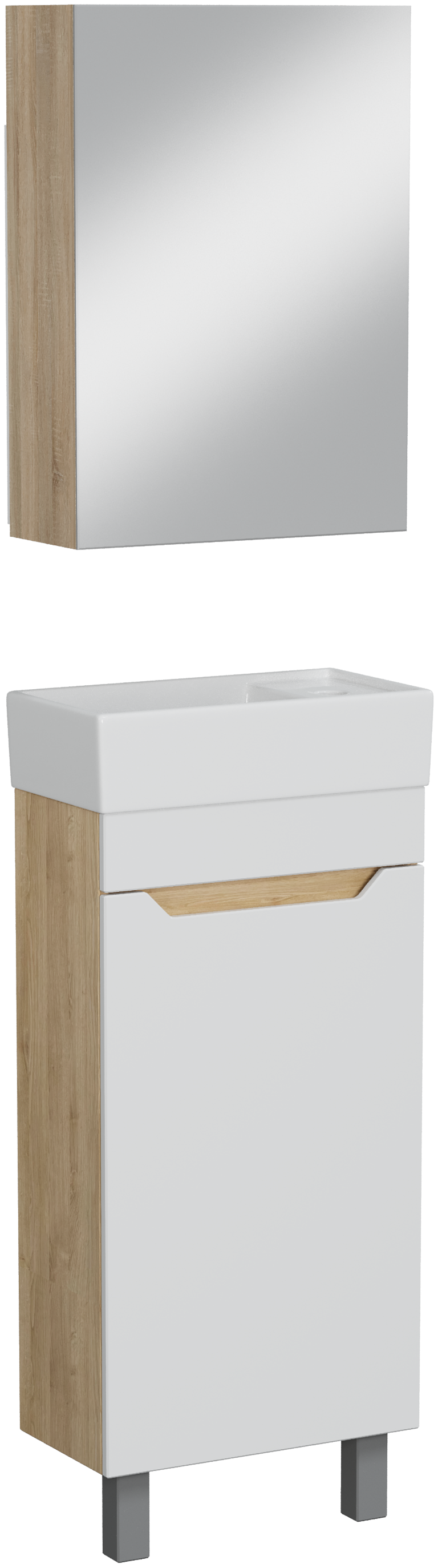 Мебель для ванной комнаты DIWO Архангельск 40 дуб сонома