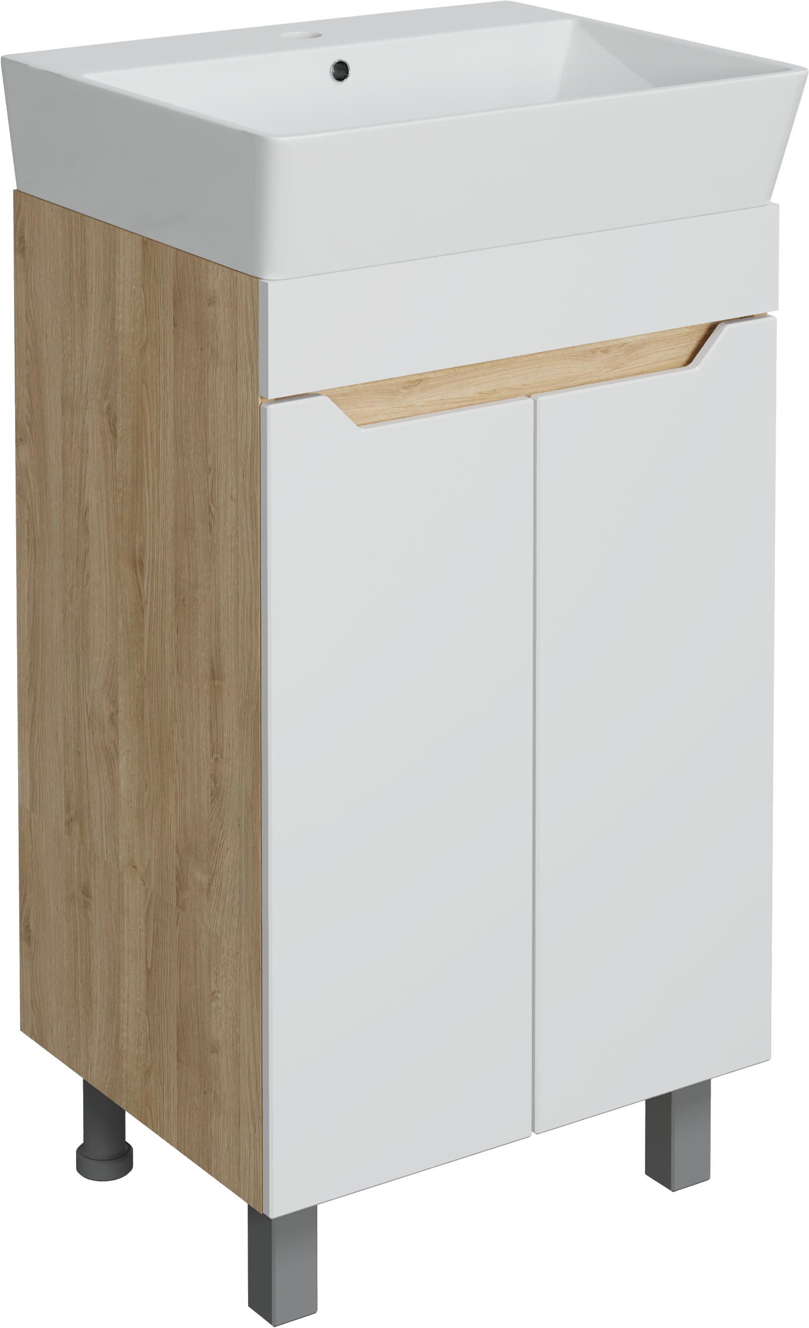 Тумба с раковиной DIWO Архангельск 50 дуб сонома