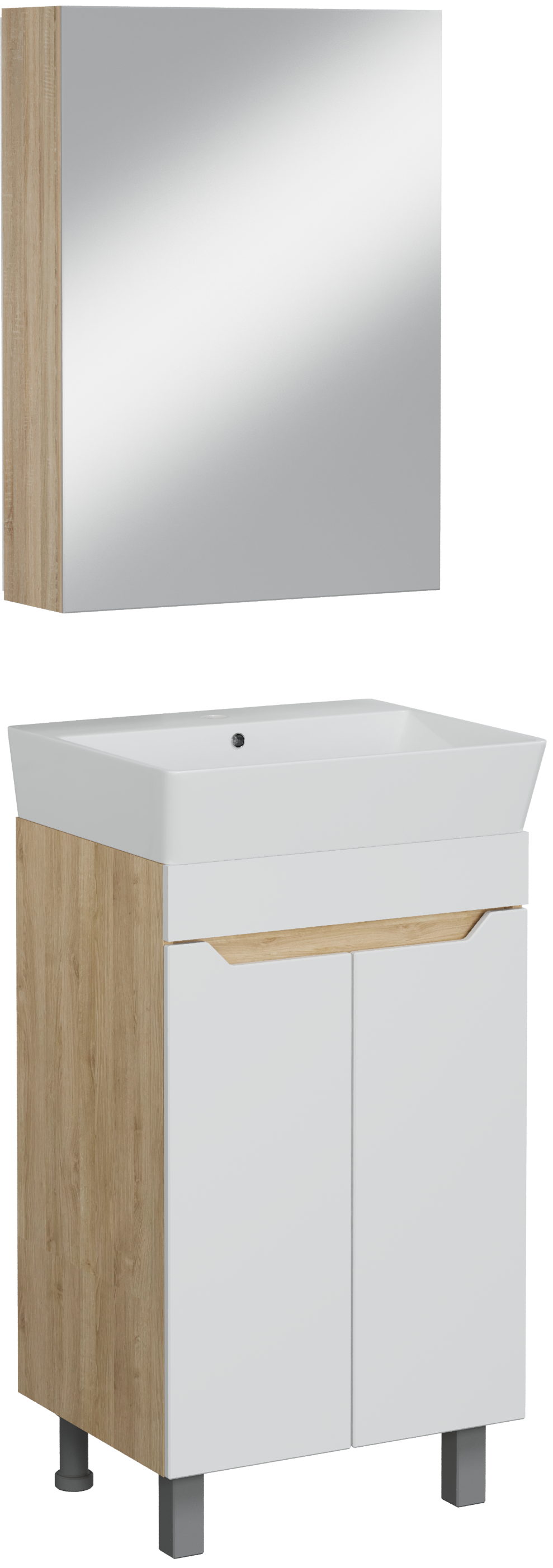 Мебель для ванной комнаты DIWO Архангельск 50 дуб сонома