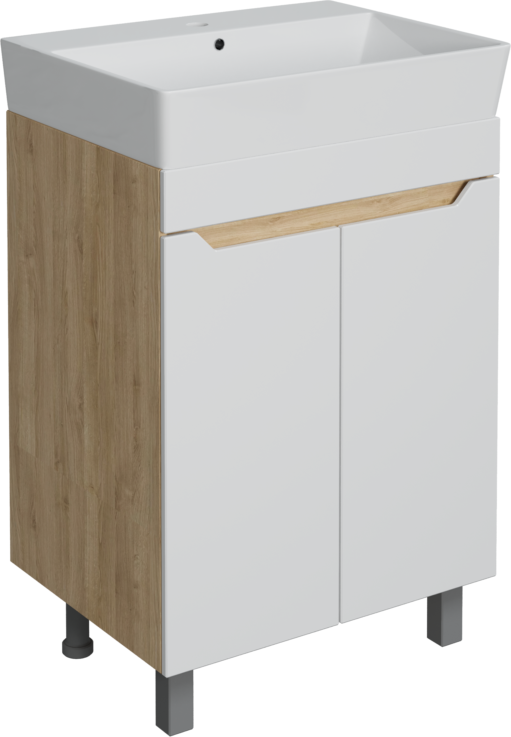 Тумба с раковиной DIWO Архангельск 60 дуб сонома