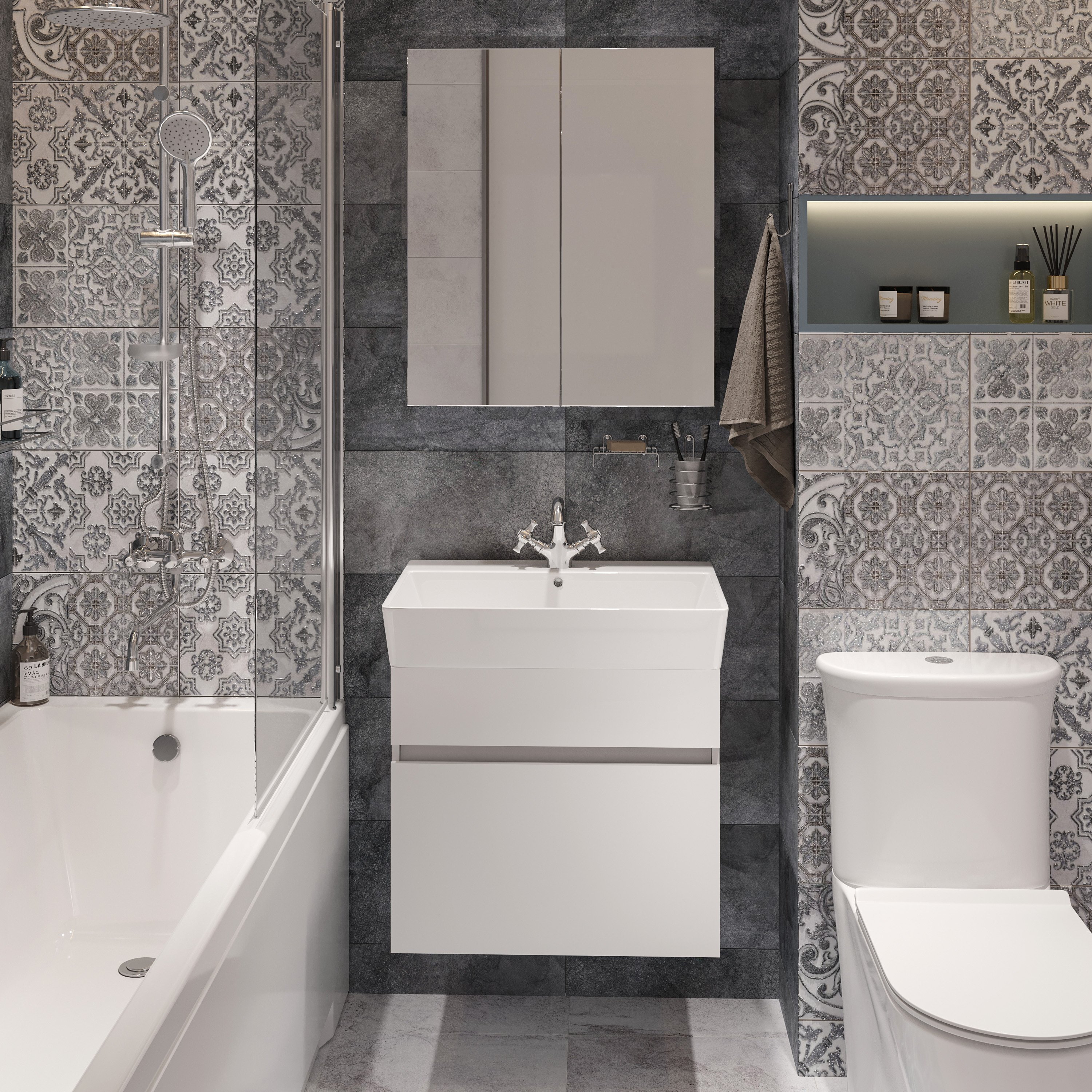 Мебель для ванной комнаты DIWO Тольятти 60