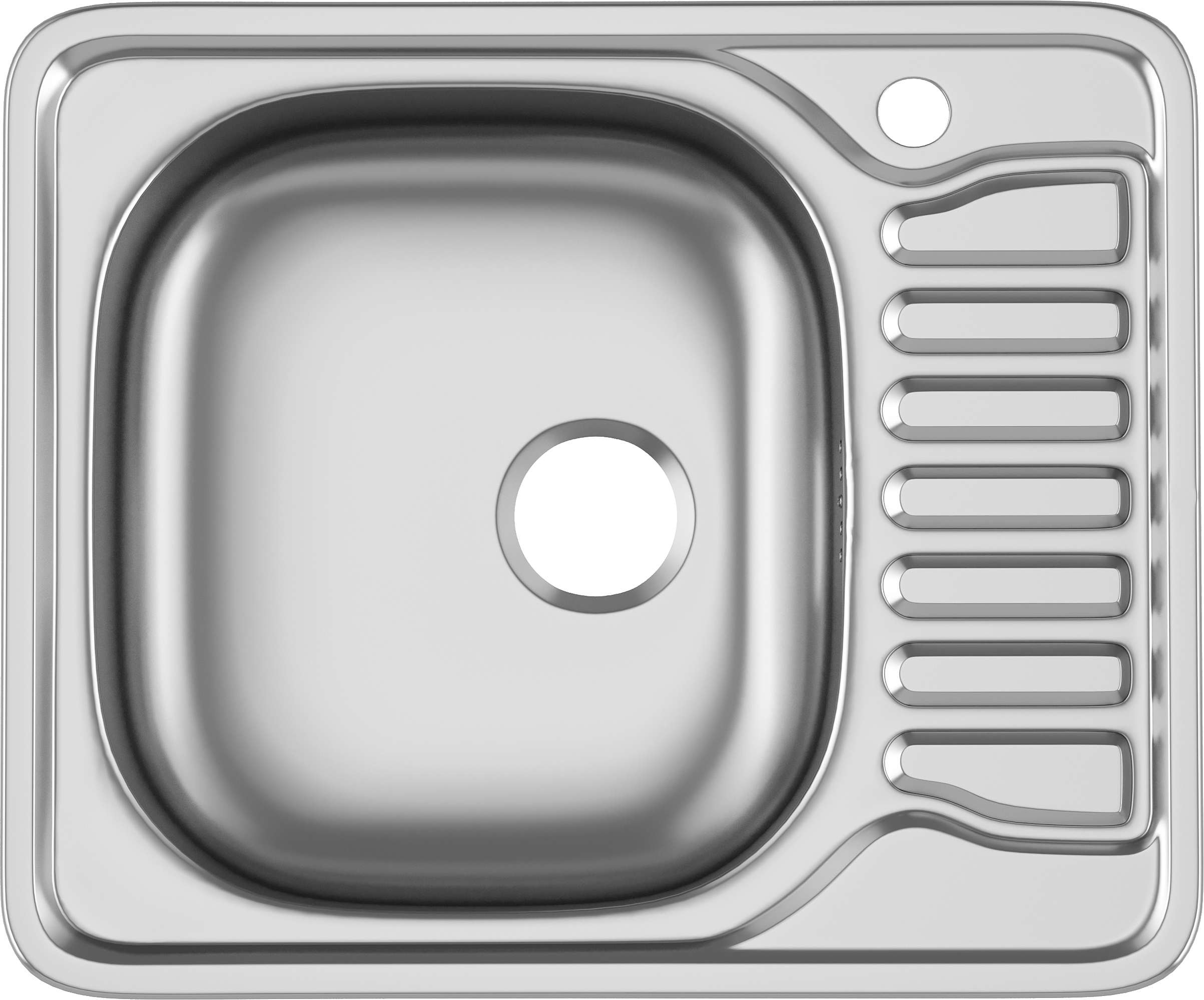 Мойка кухонная Domaci Равенна Fort DCO 580*480 (6) L2TG L