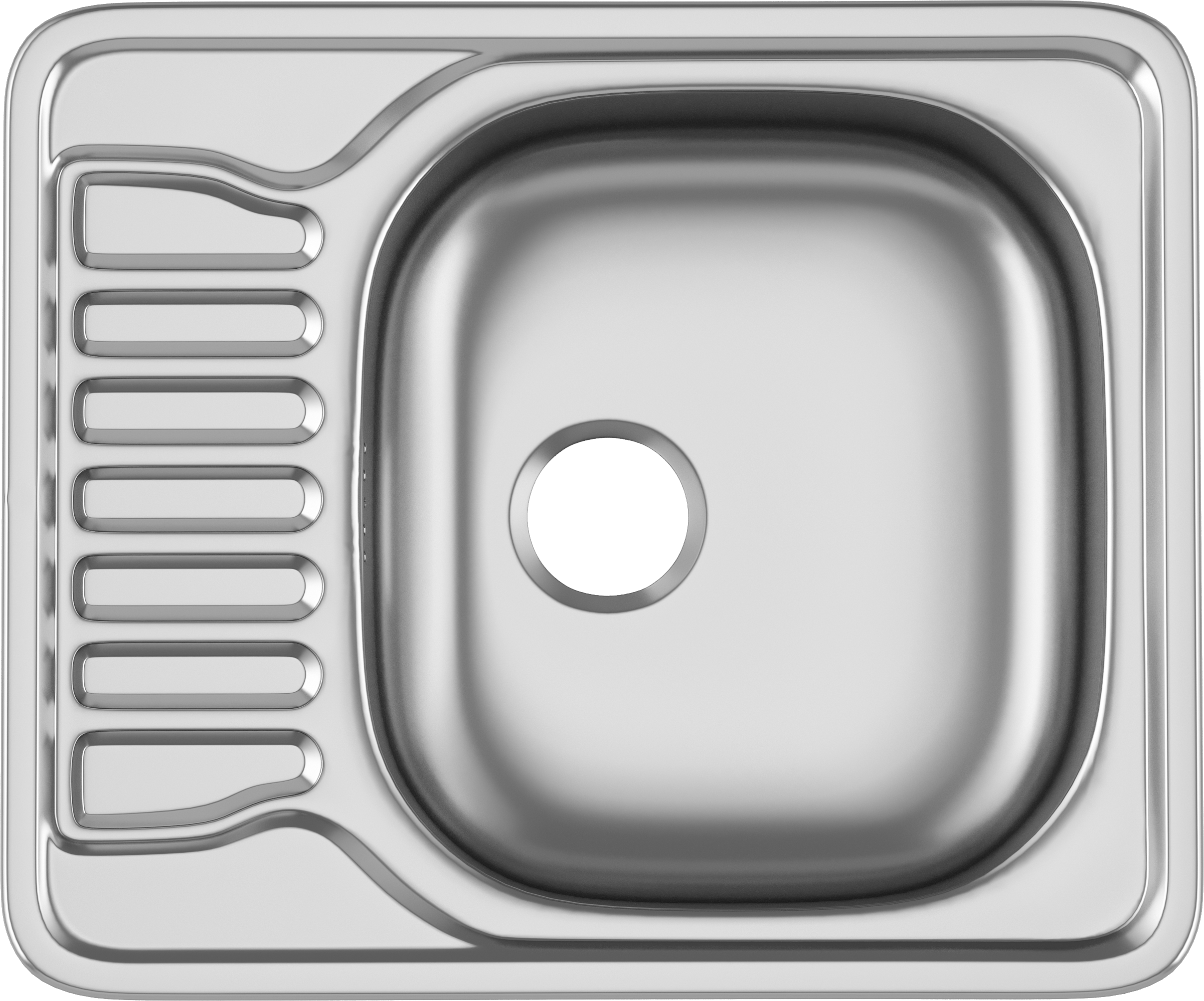Мойка кухонная Domaci Равенна Fort DCO 580*480 (6) OTG