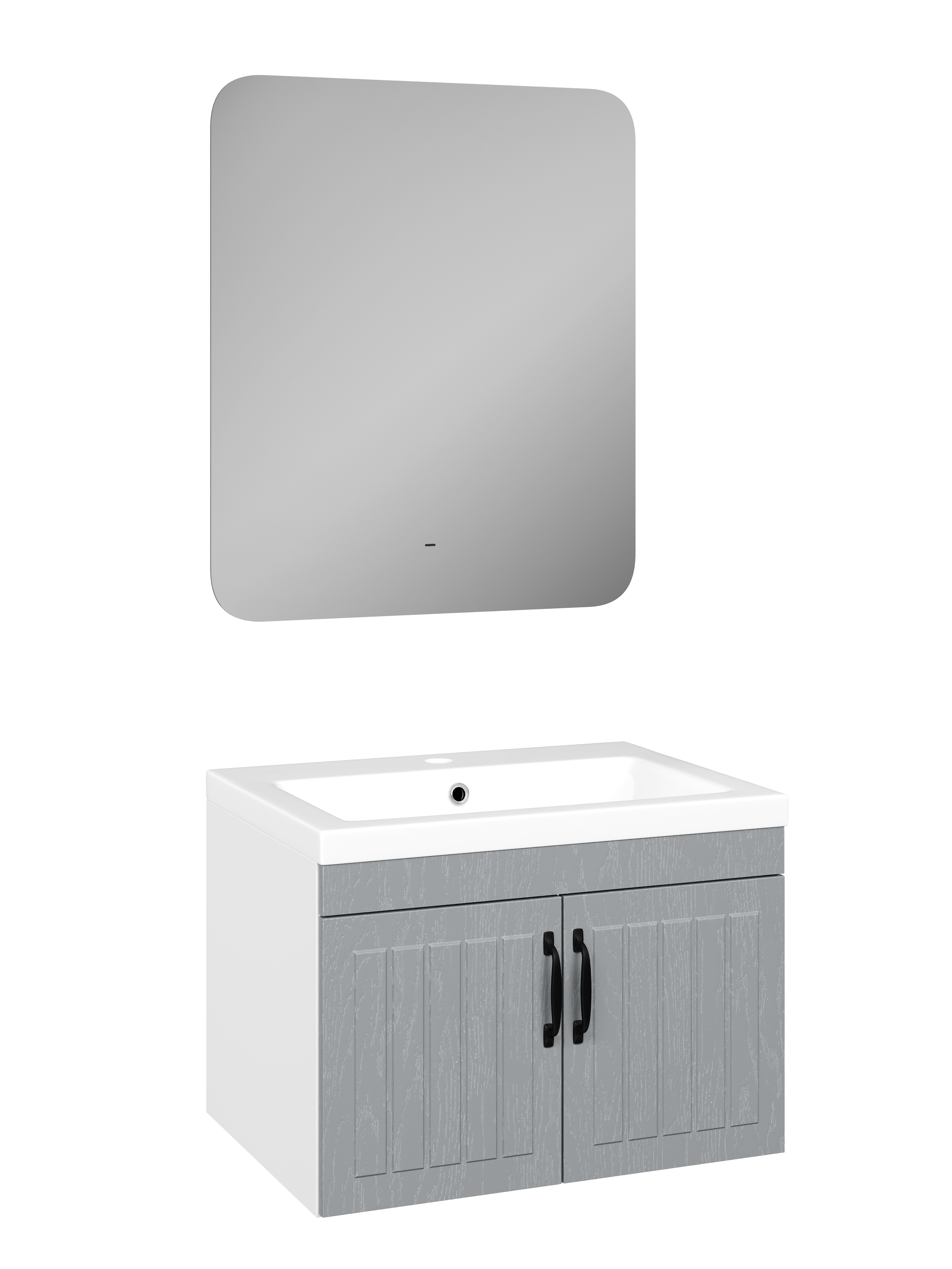 Мебель для ванной комнаты DIWO Сочи 60 подвесная, антрацит