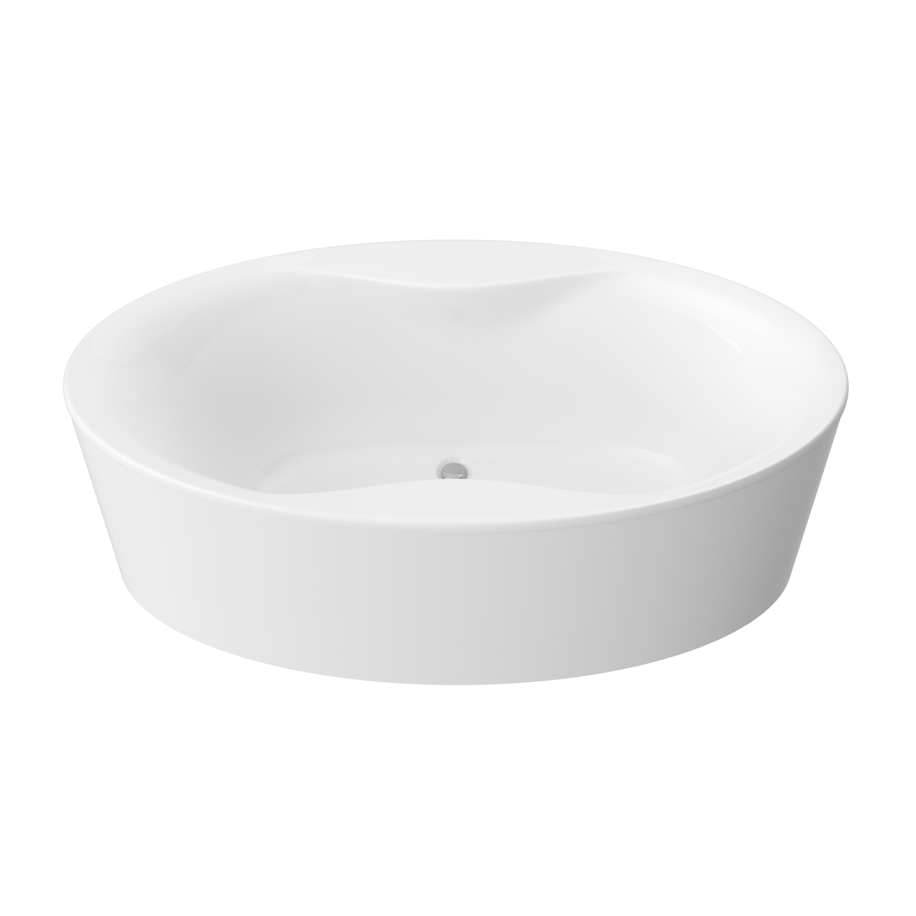 Акриловая ванна STWORKI Вестерос 180x90 см, отдельностоящая, белая, овальная, с каркасом