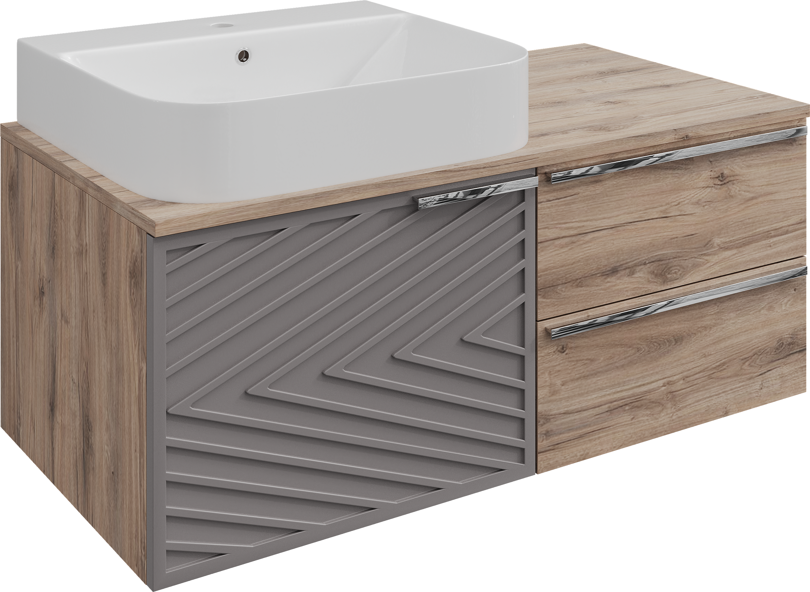 Тумба с раковиной STWORKI Arron 100 dorado