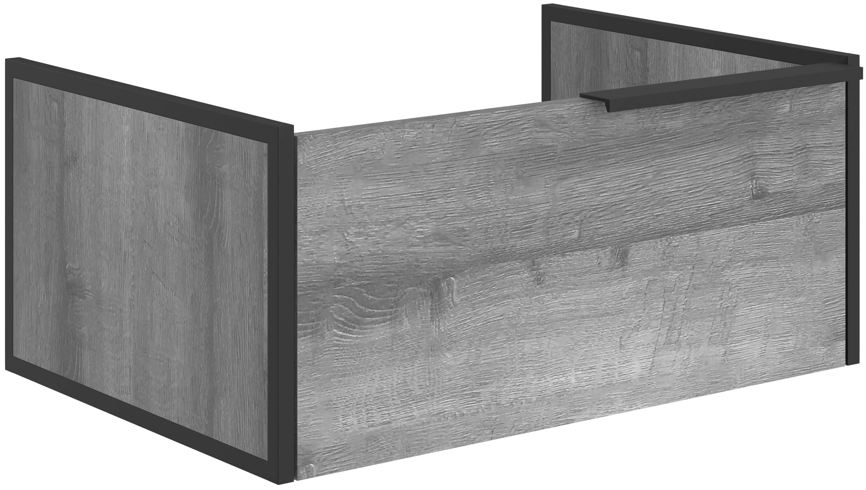 Тумба под раковину STWORKI Брамминг 65 подвесная, дуб шерман серый