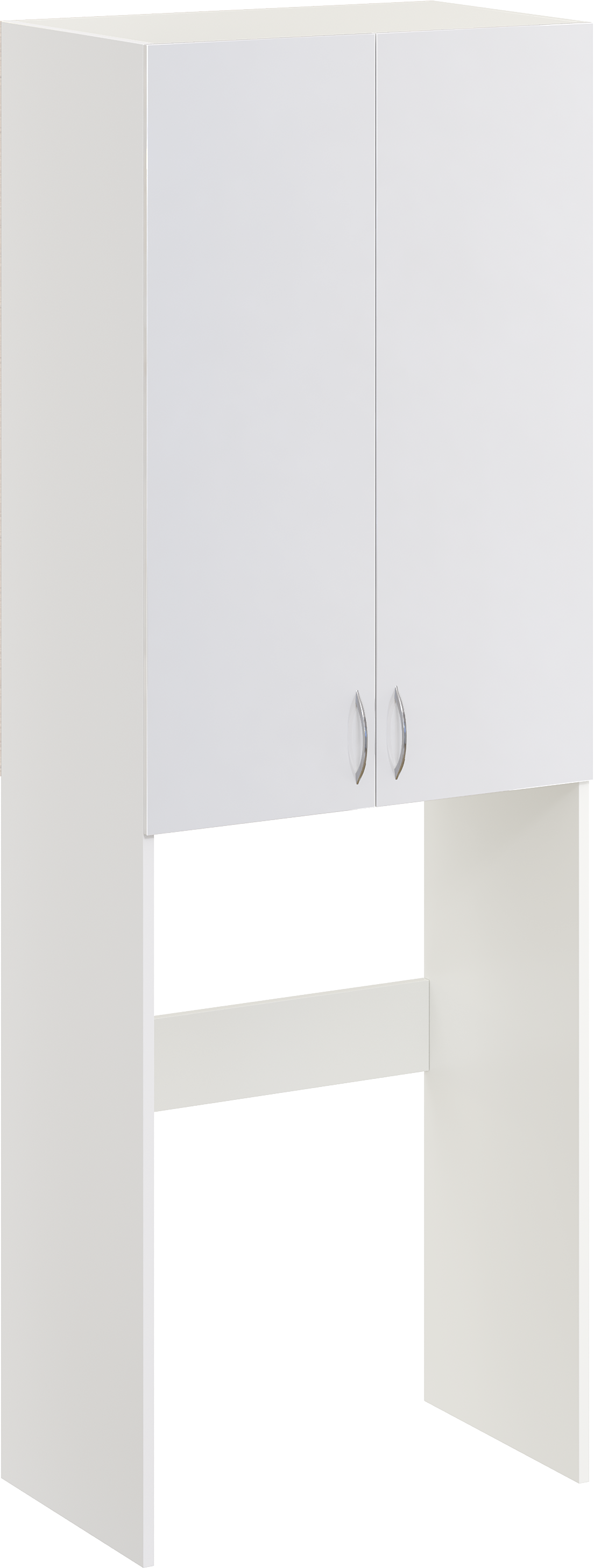 Шкаф-пенал для ванной DIWO Суздаль 66 напольный над стиральной машиной, 66x190x40, белый