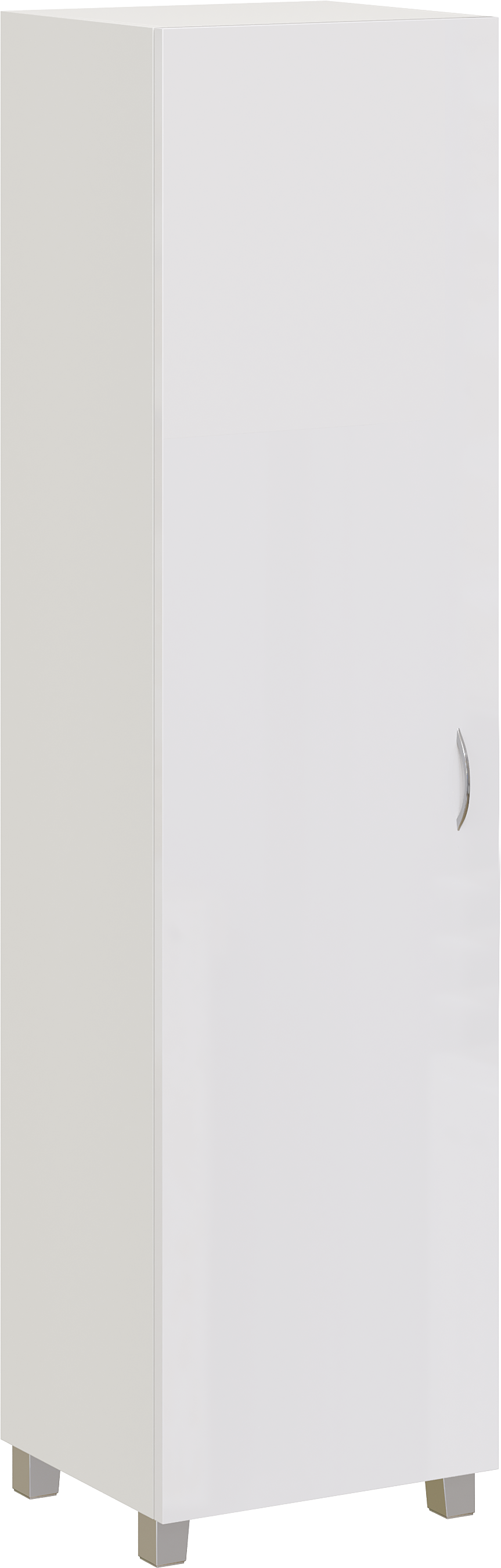 Шкаф-пенал для ванной DIWO Суздаль 45 напольный для xранения, 45x176x40 см, белый