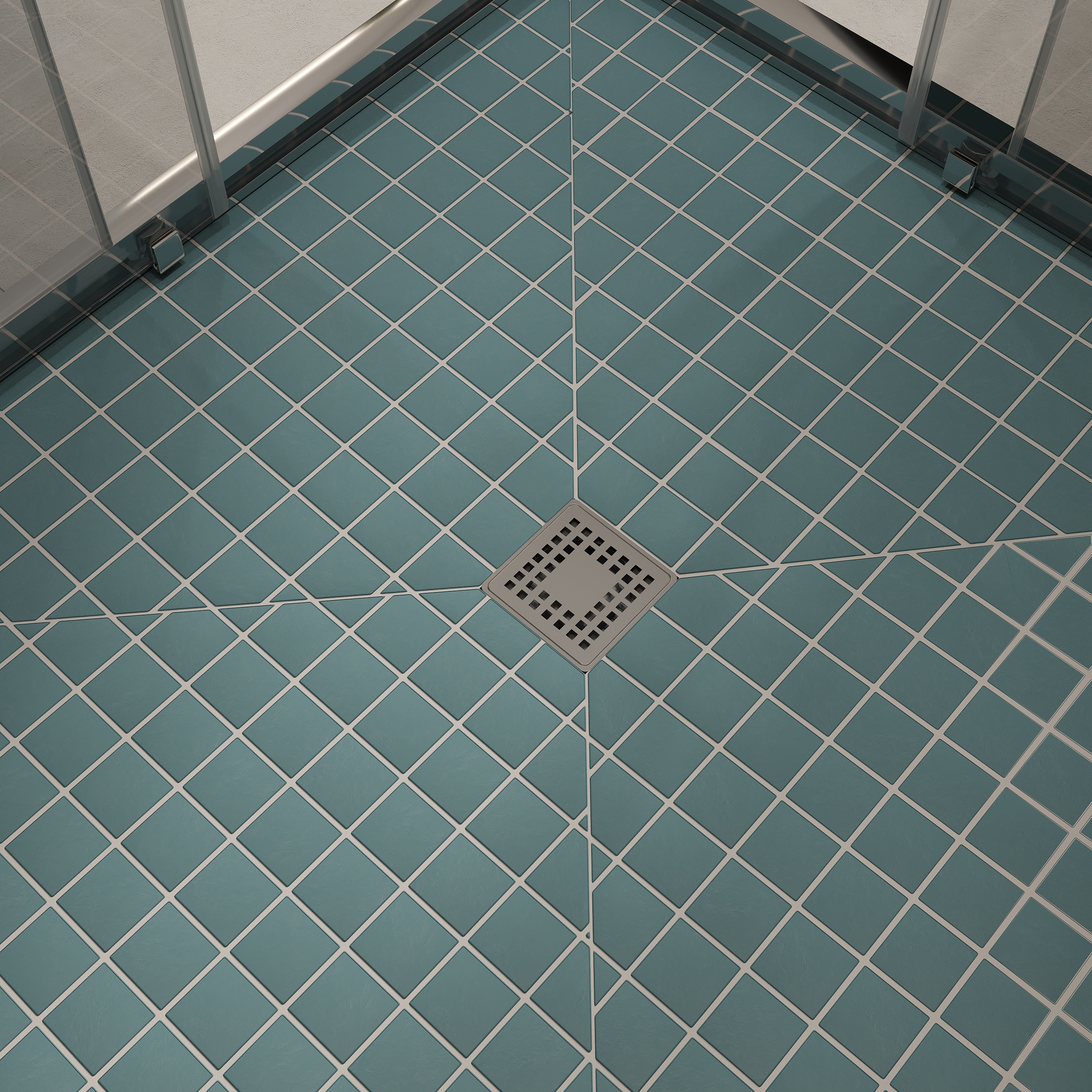 Душевой трап CK DRAIN 3000-0010 10x10, в пол, хром, с сифоном купить в Тамбове