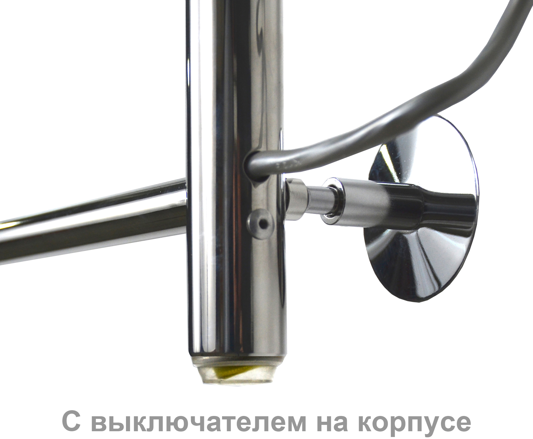 Полотенцесушитель электрический EWRIKA Сафо Eco R, 60х50, с кнопкой, хром купить в Тамбове