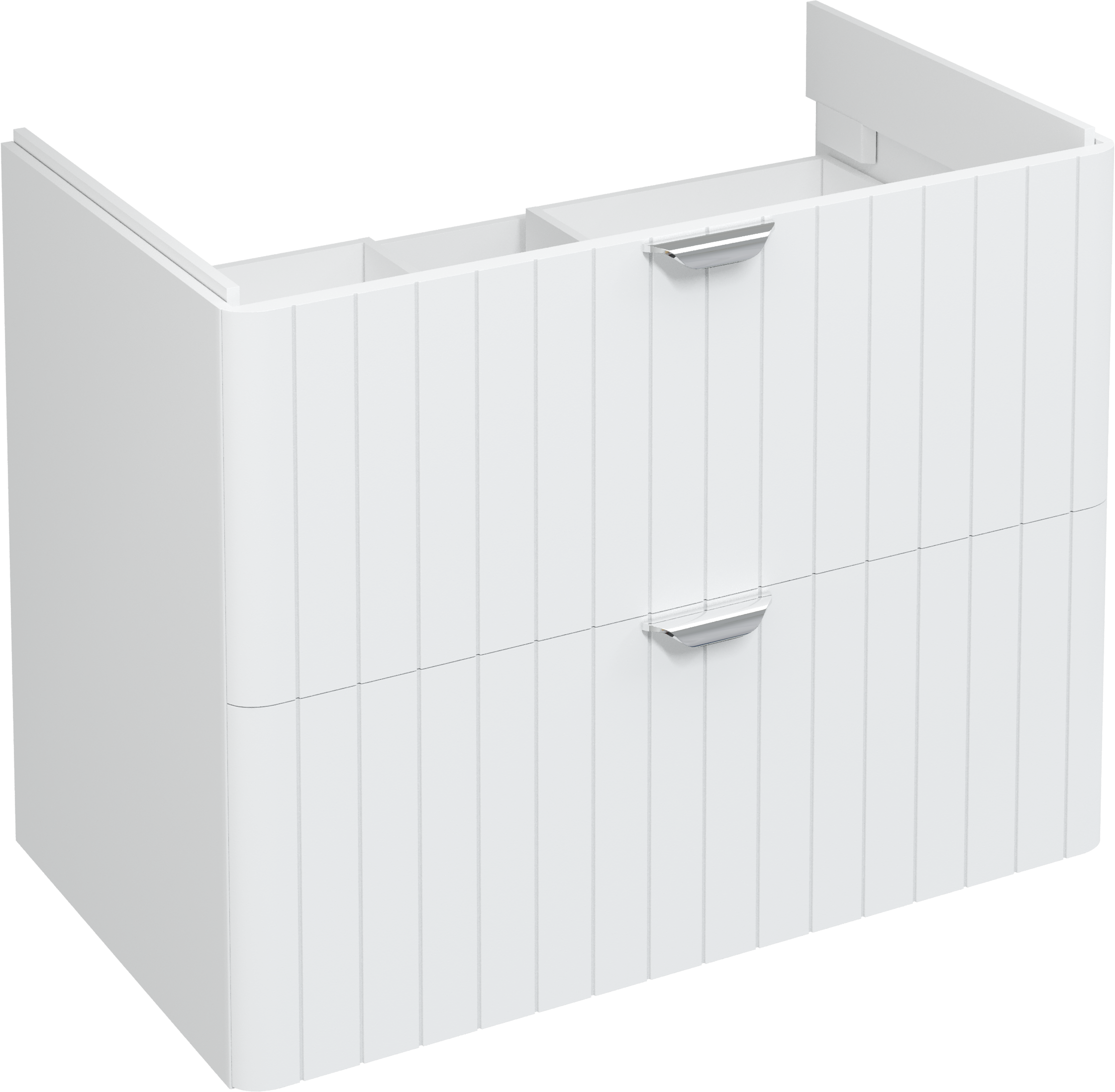 Тумба под раковину STWORKI Ларвик 80 белая матовая