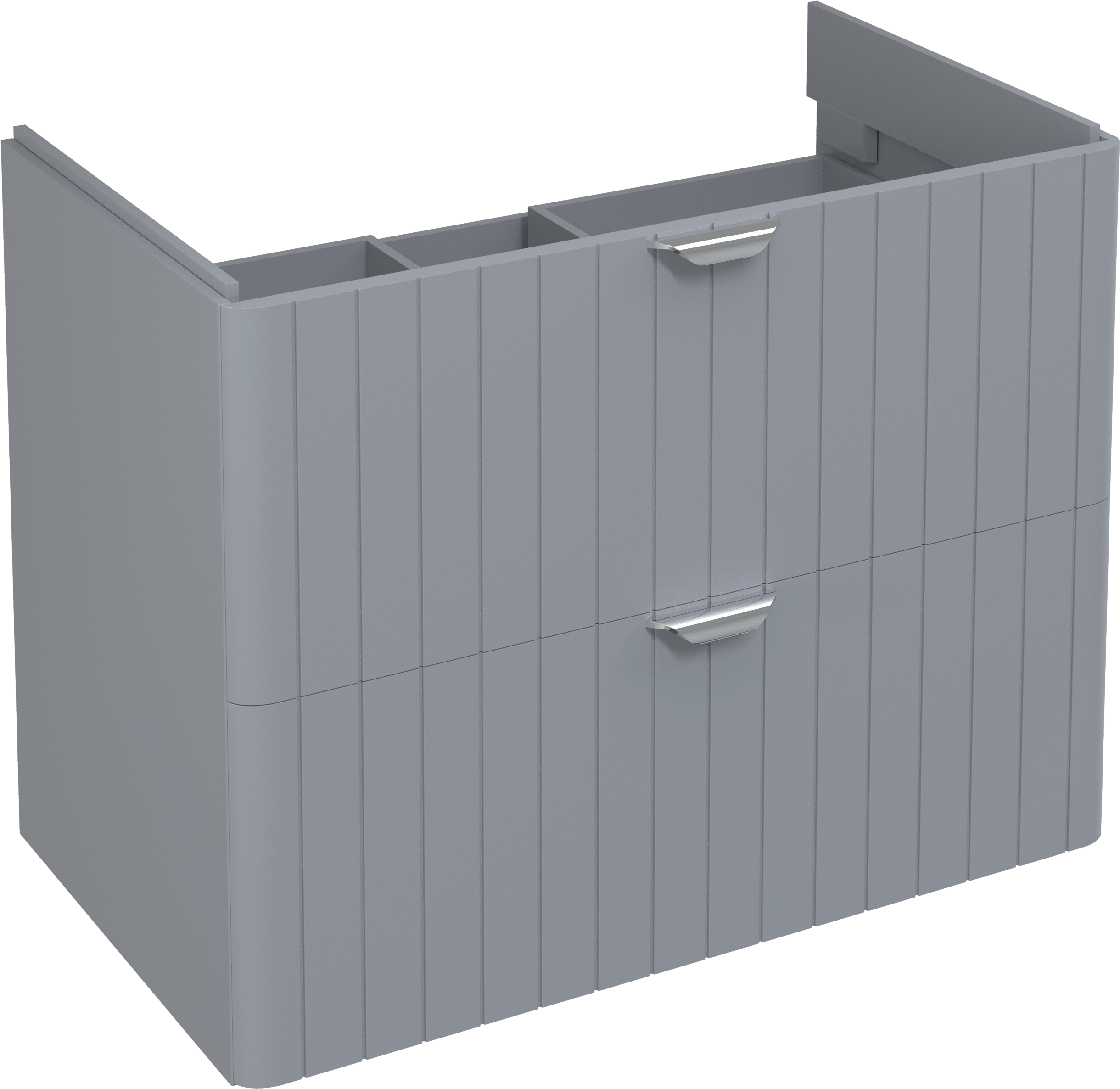 Тумба под раковину STWORKI Ларвик 80 серая матовая