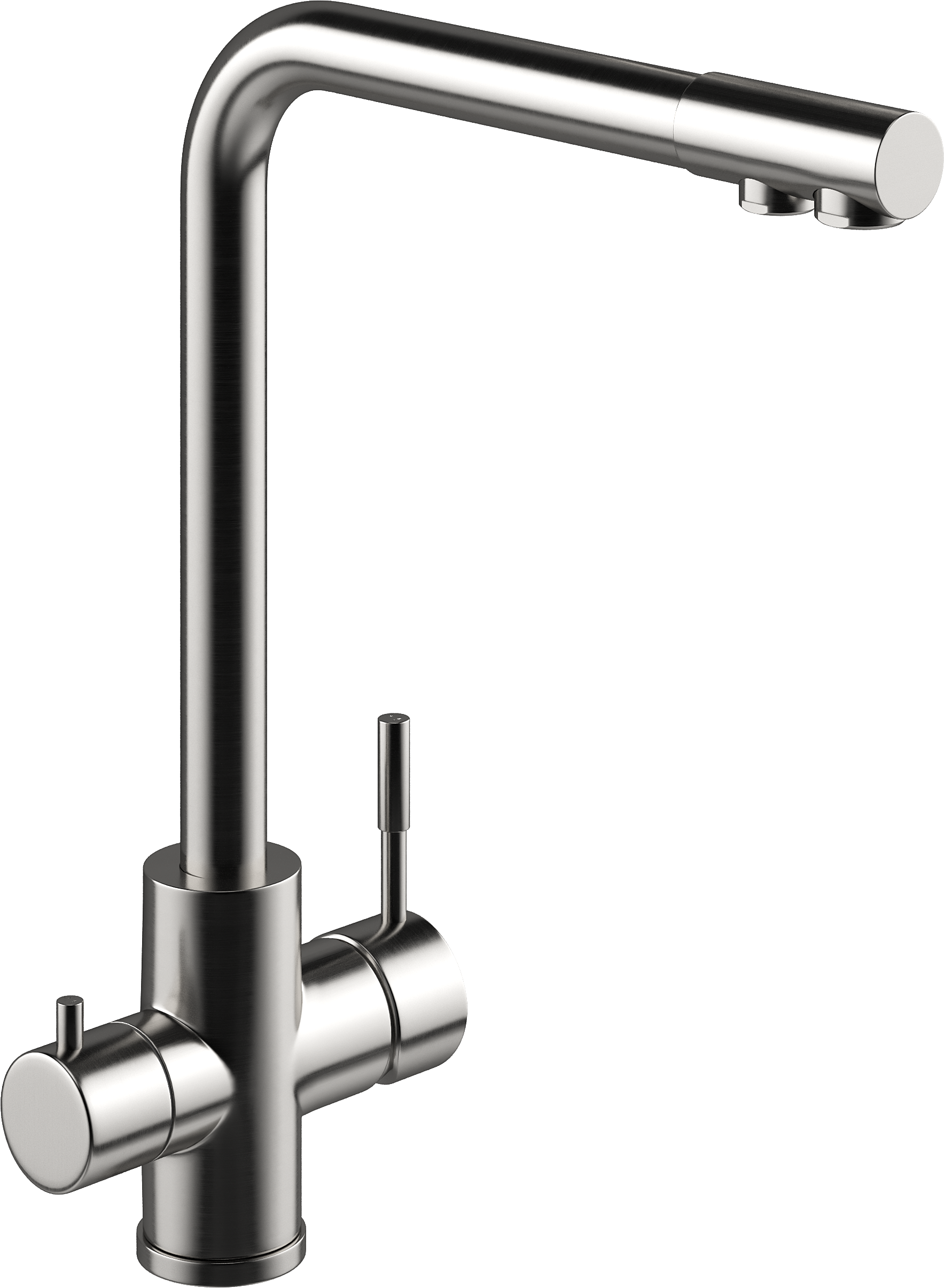 Смеситель для кухни Domaci Ливорно WFD04018 брашированная сталь