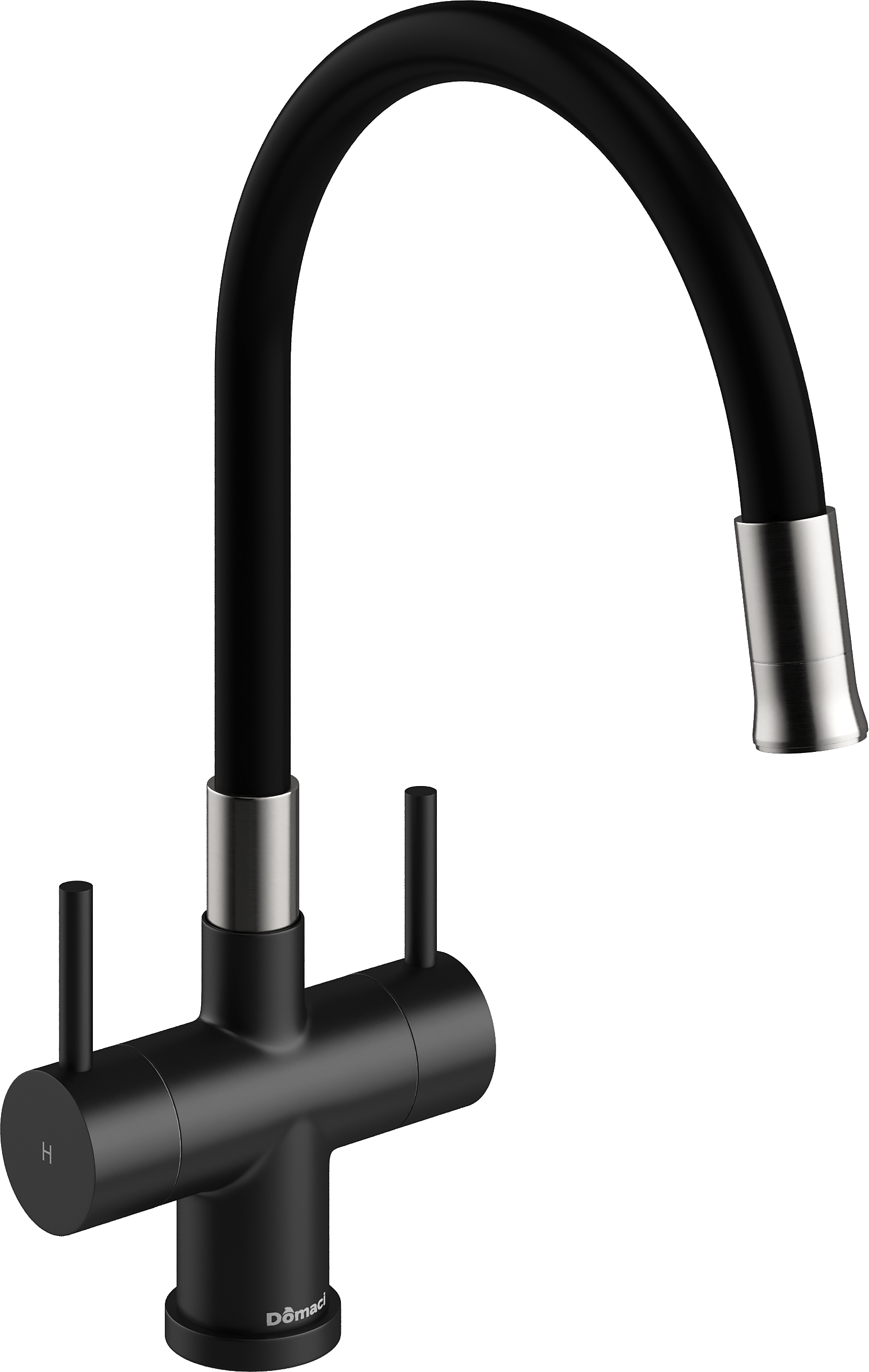 Смеситель для кухни Domaci Ливорно WFD04023 черный
