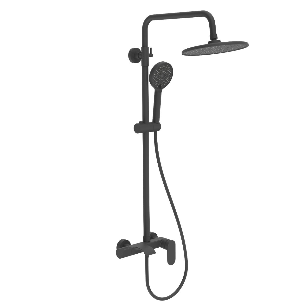 Душевая стойка STWORKI Вестфолл W1H306-MB черная матовая