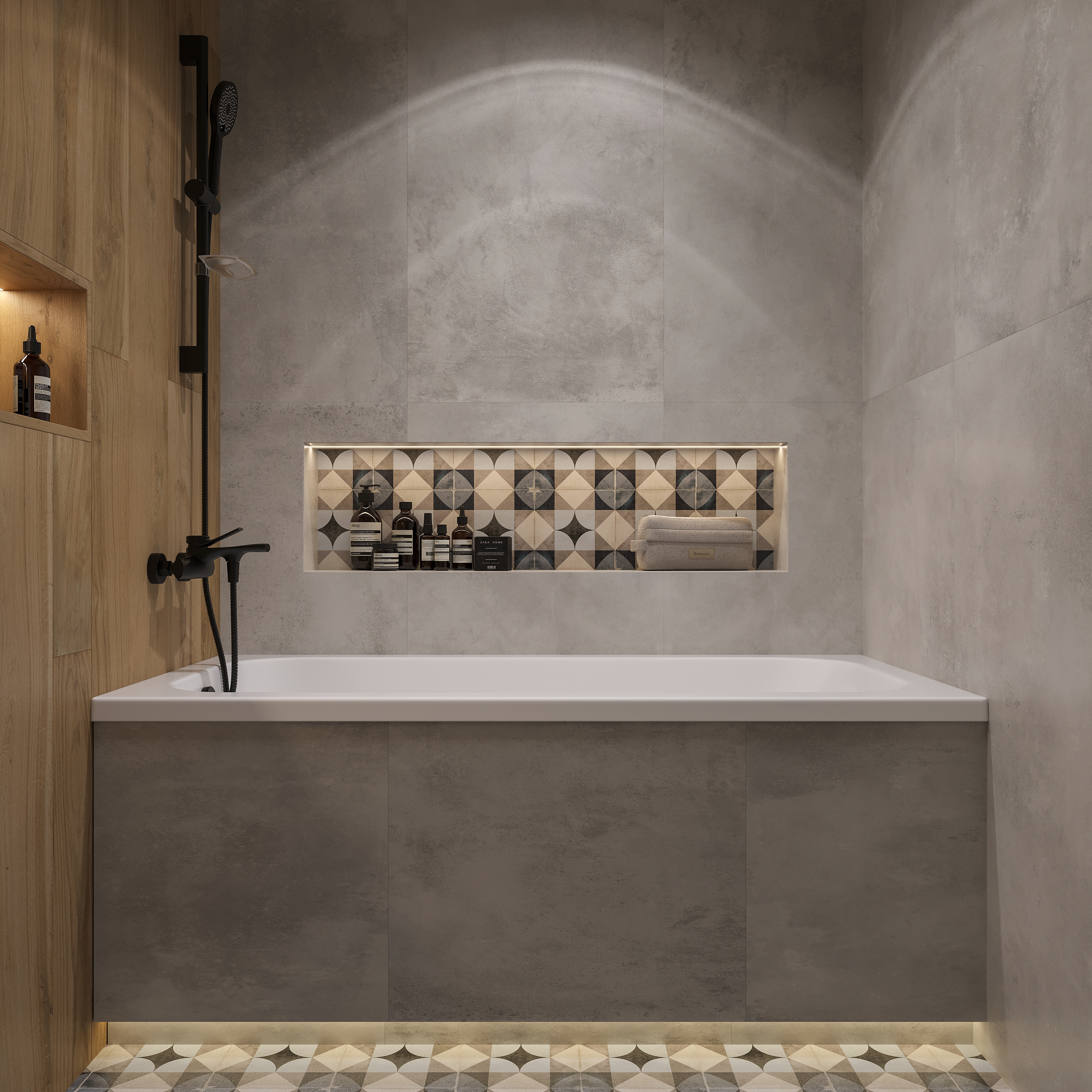 Душевой гарнитур STWORKI Вестфолл WH627-MB черный матовый