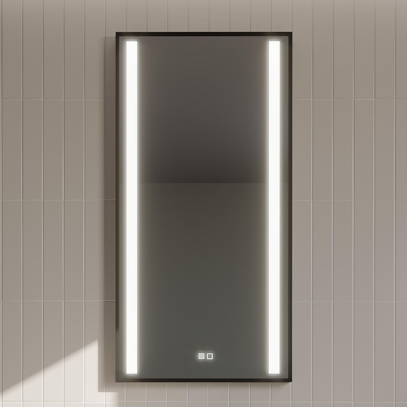 Зеркало STWORKI Левангер 50 с подсветкой