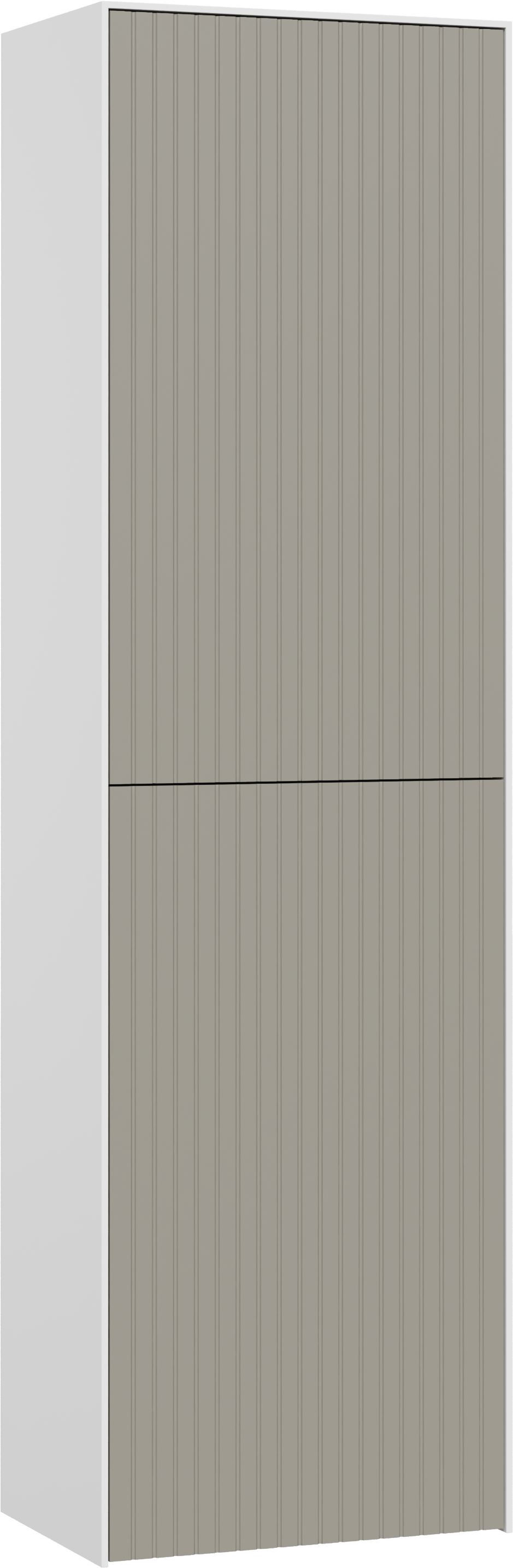 Шкаф-пенал для ванной STWORKI Олланд 40, бежево-серый