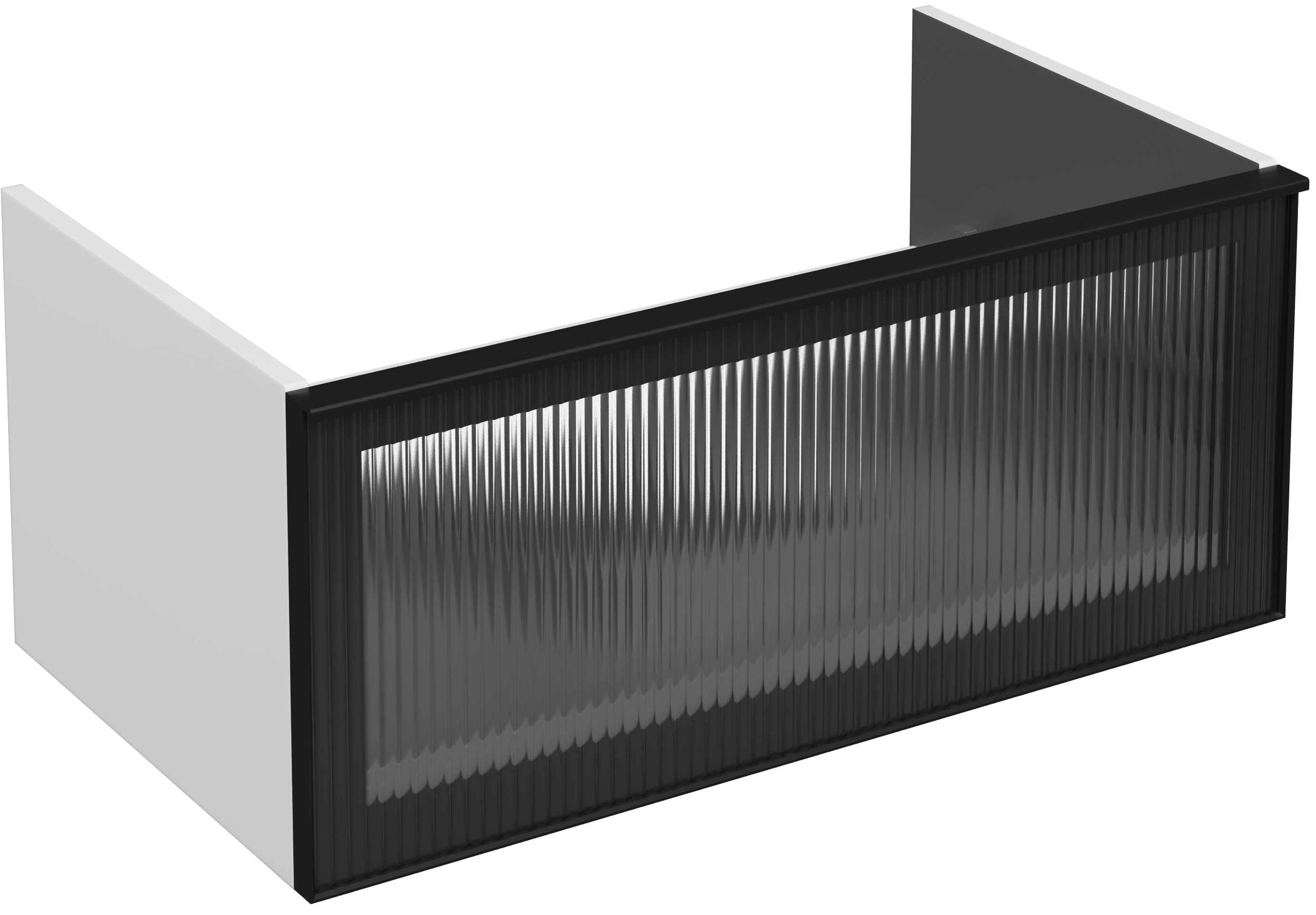 Тумба под раковину STWORKI Левангер 80 белая матовая