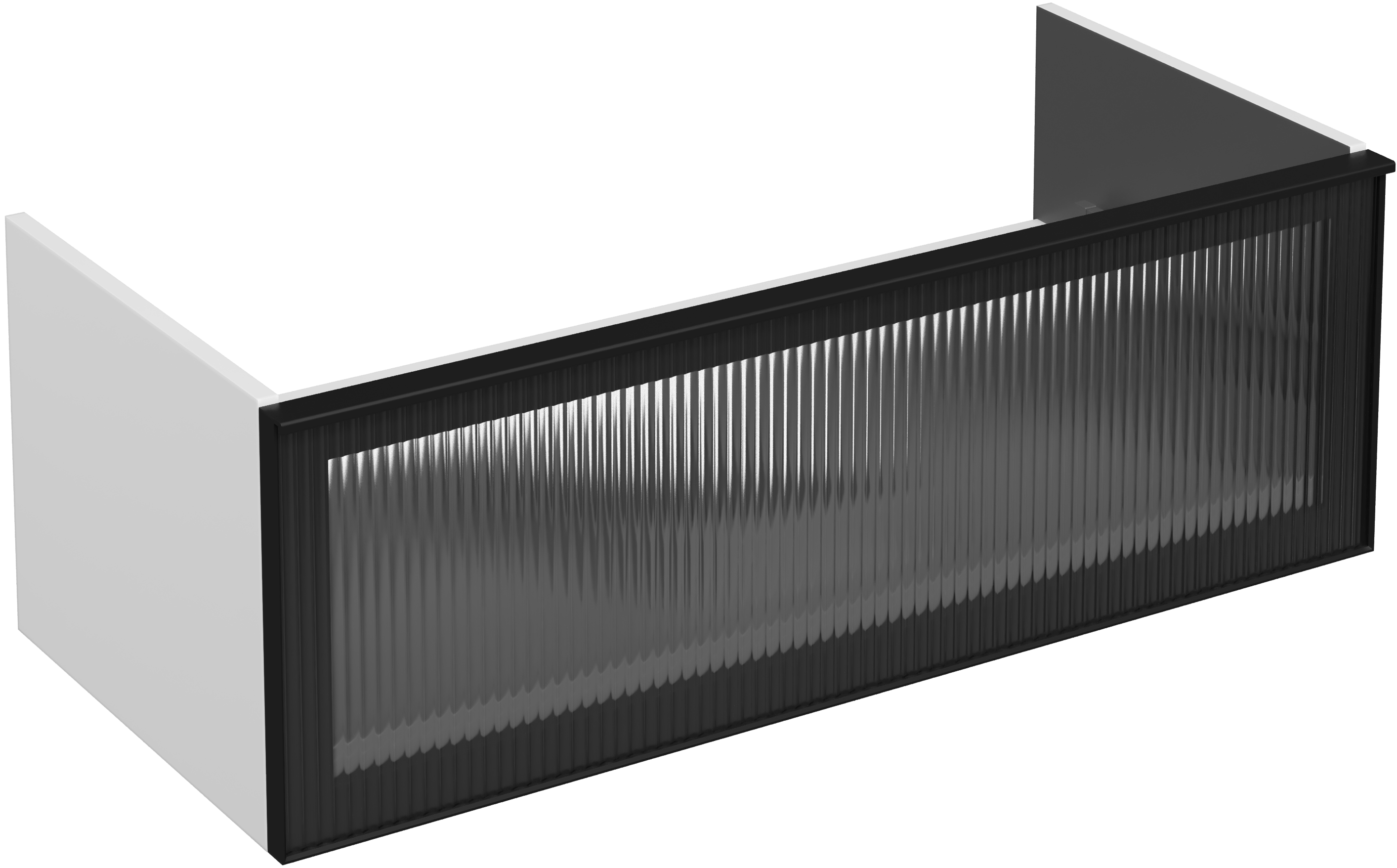 Тумба под раковину STWORKI Левангер 100 белая матовая