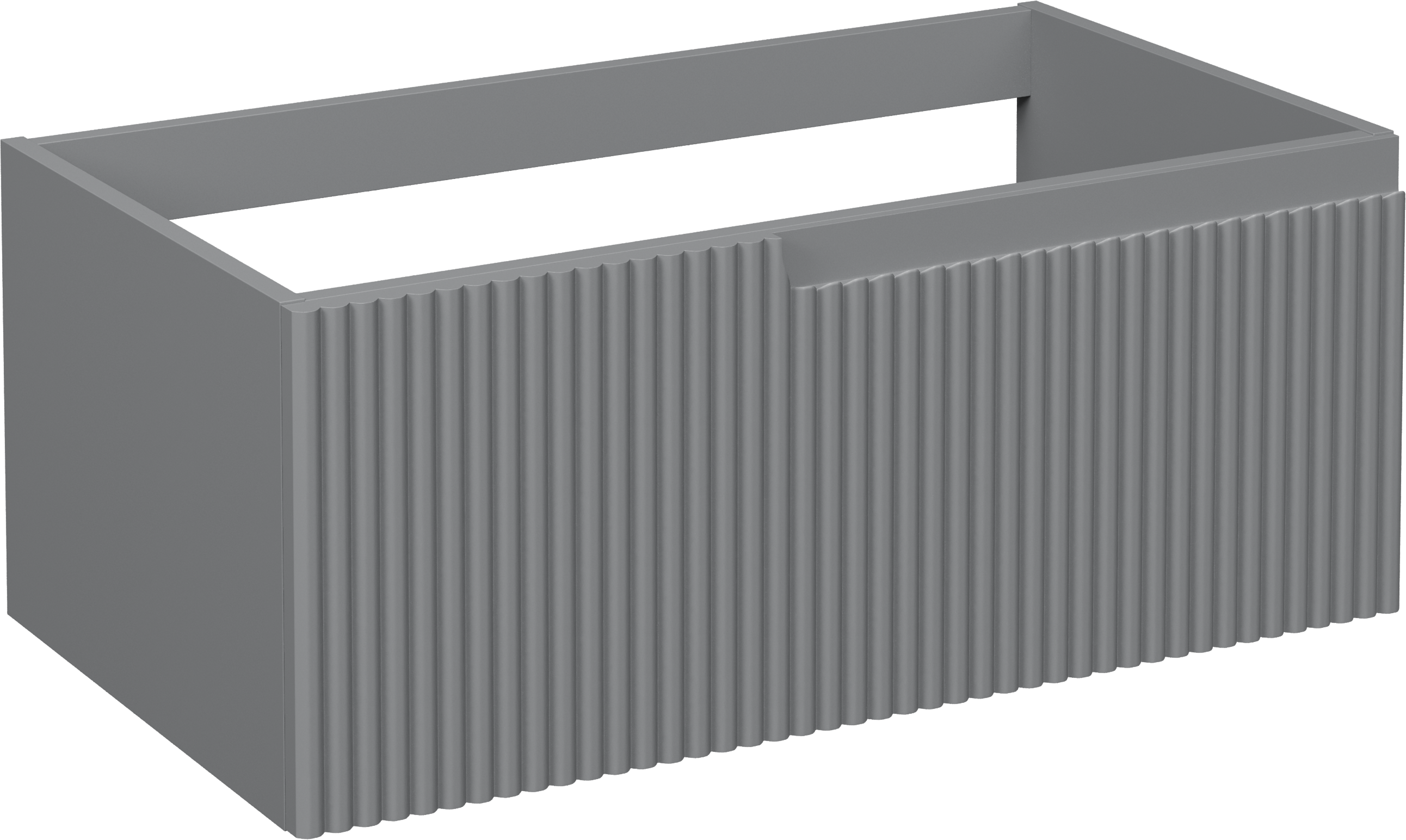 Тумба под раковину STWORKI Вестфолл 90 серая матовая