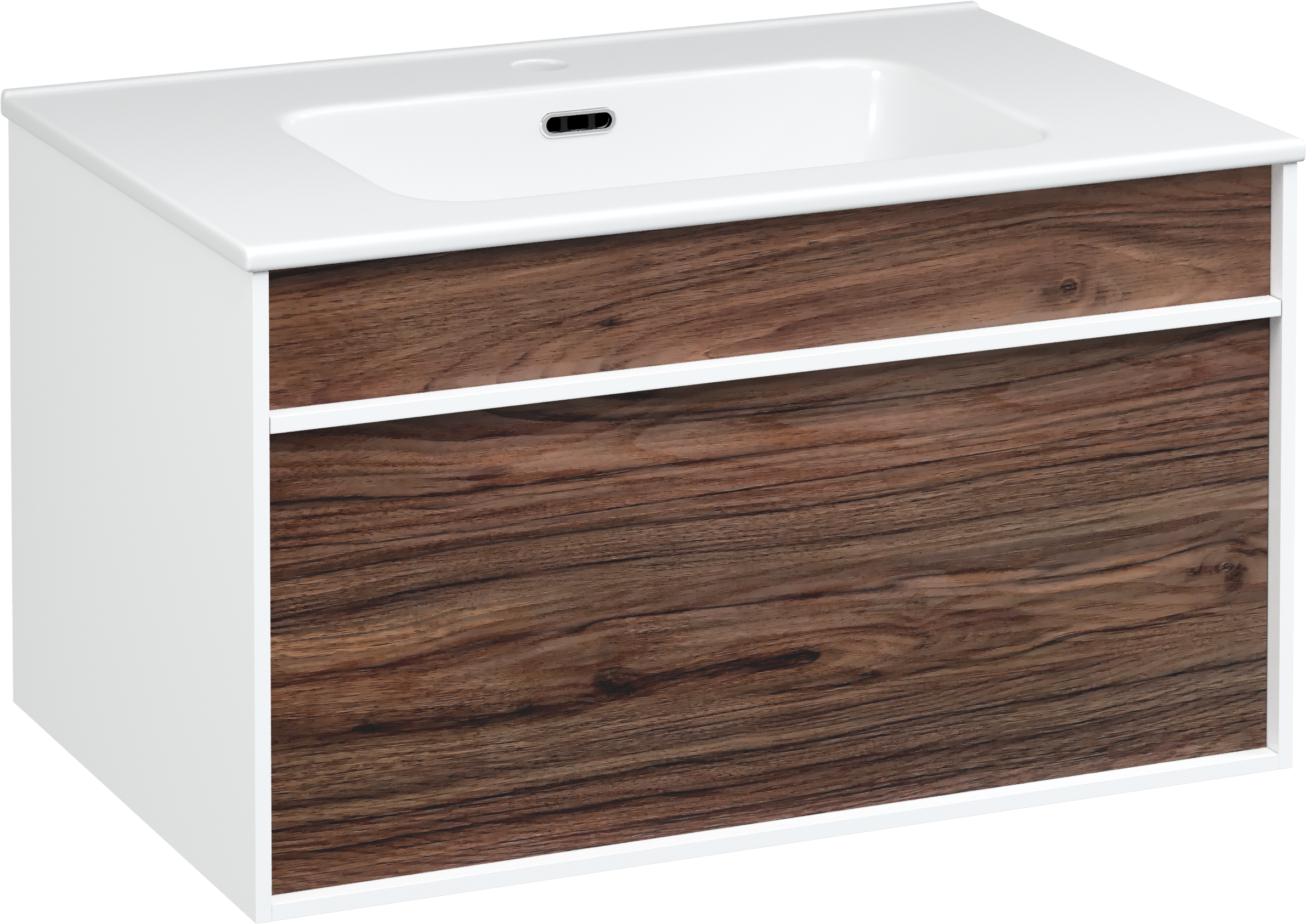 Тумба с раковиной STWORKI Вестервик 70 орех каньон