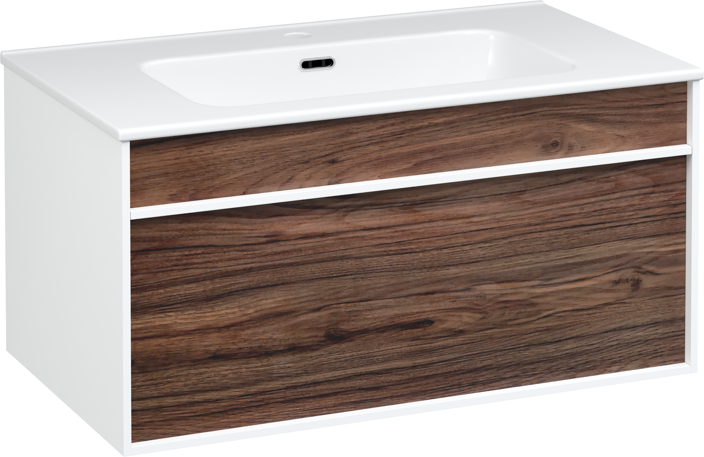 Тумба с раковиной STWORKI Вестервик 80 орех каньон