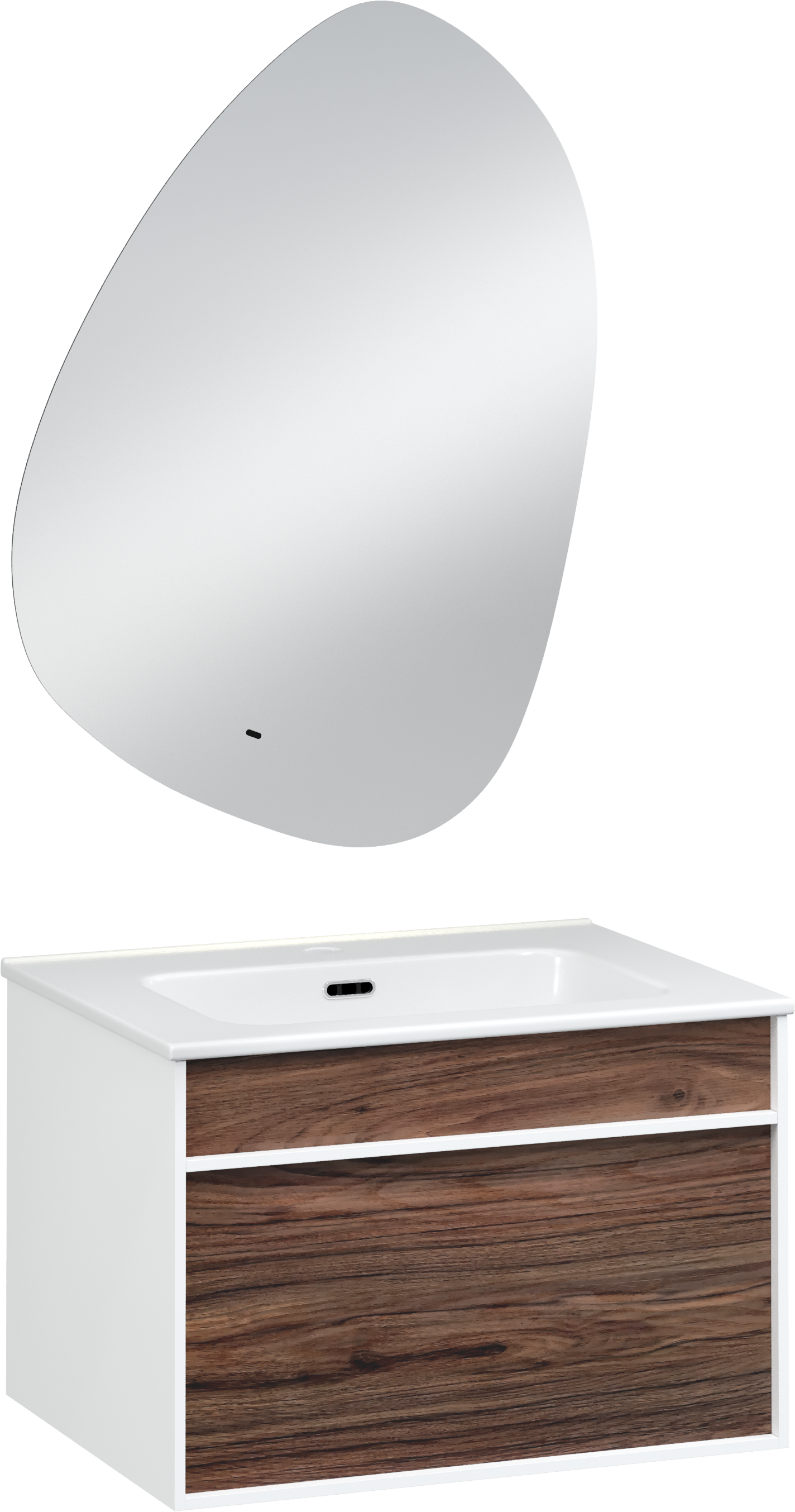 Мебель для ванной комнаты STWORKI Вестервик 60 орех каньон