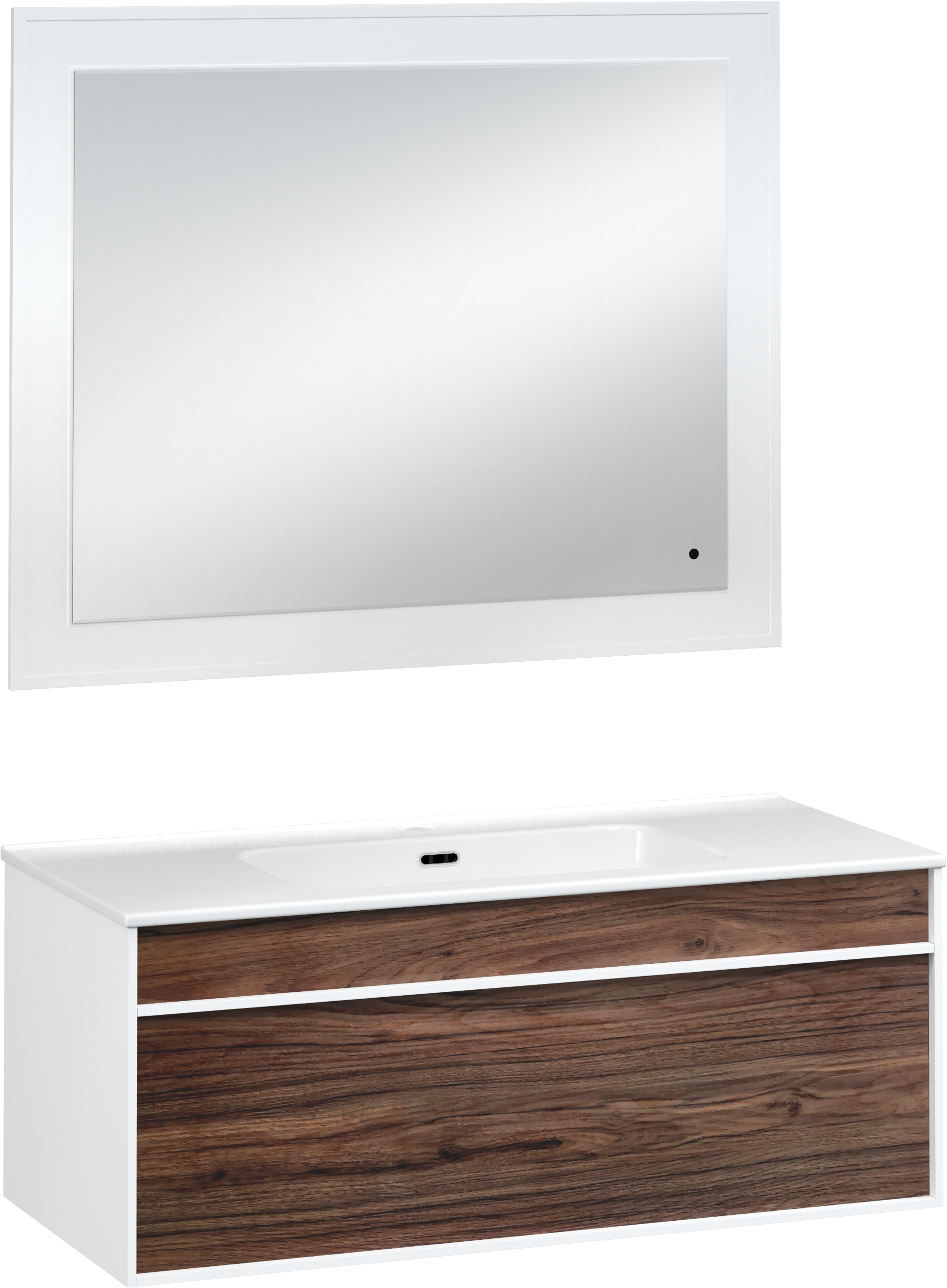 Мебель для ванной комнаты STWORKI Вестервик 100 орех каньон