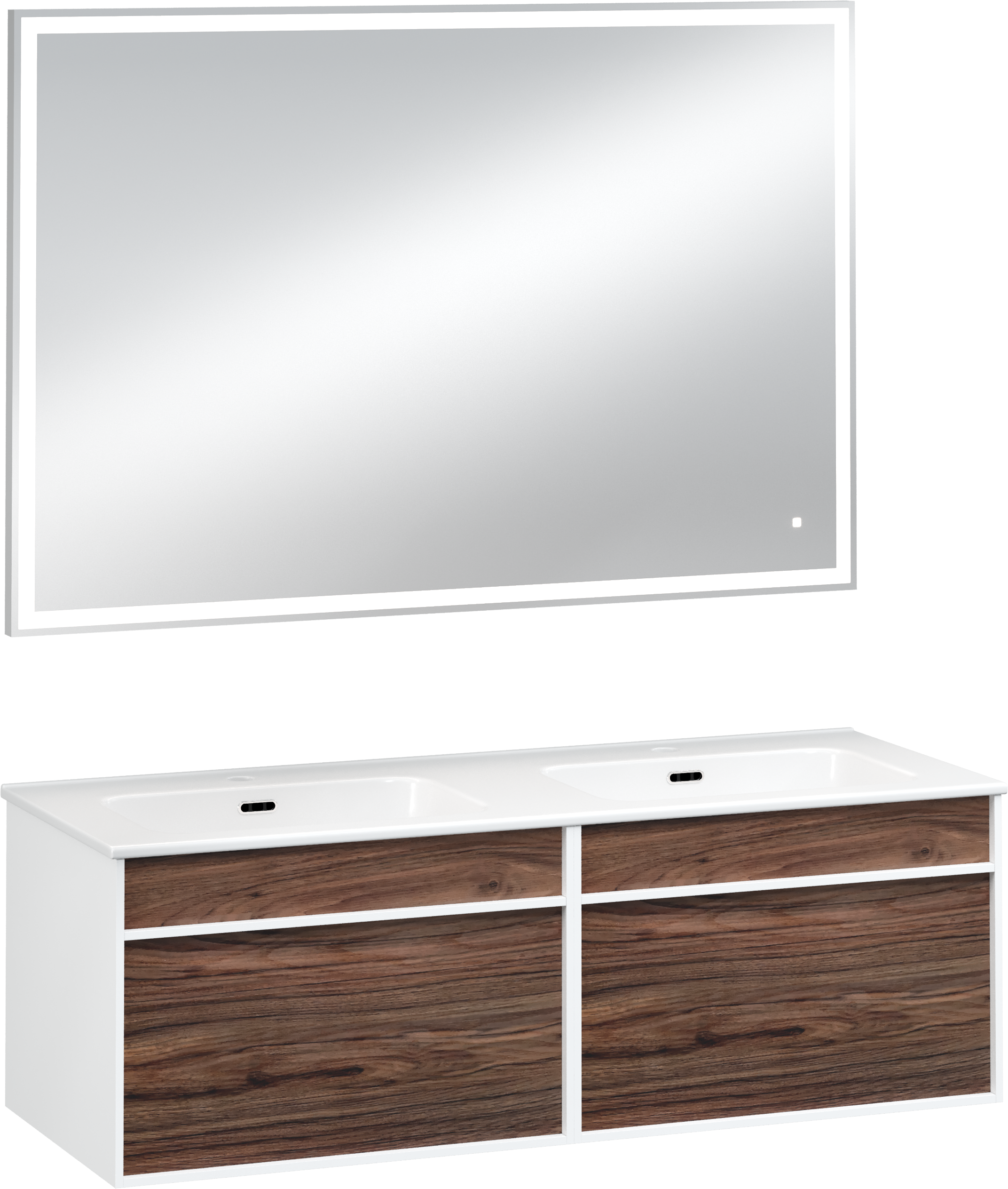 Мебель для ванной комнаты STWORKI Вестервик 120 орех каньон