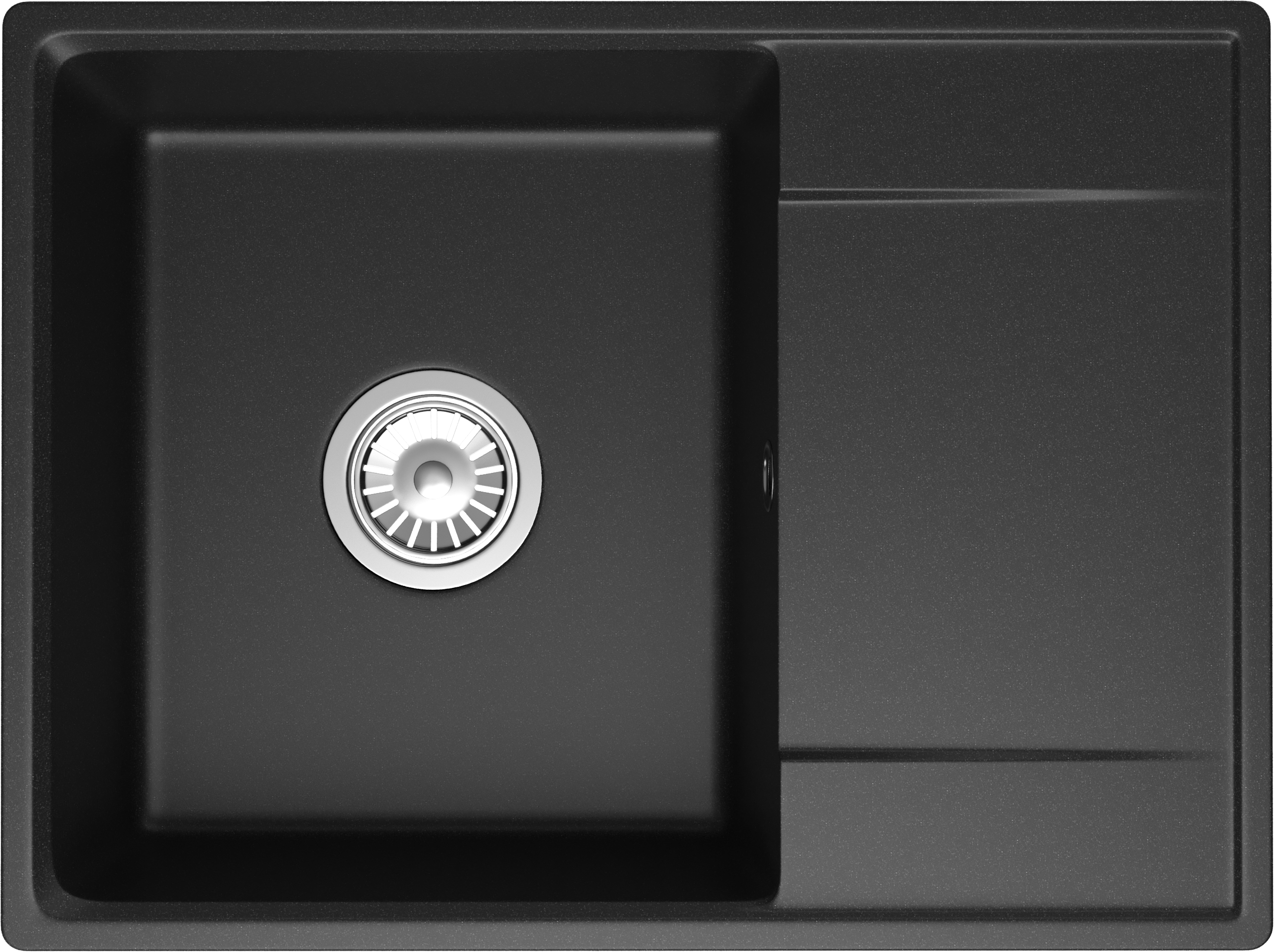 Мойка кухонная Domaci Римини DG N-405 черная