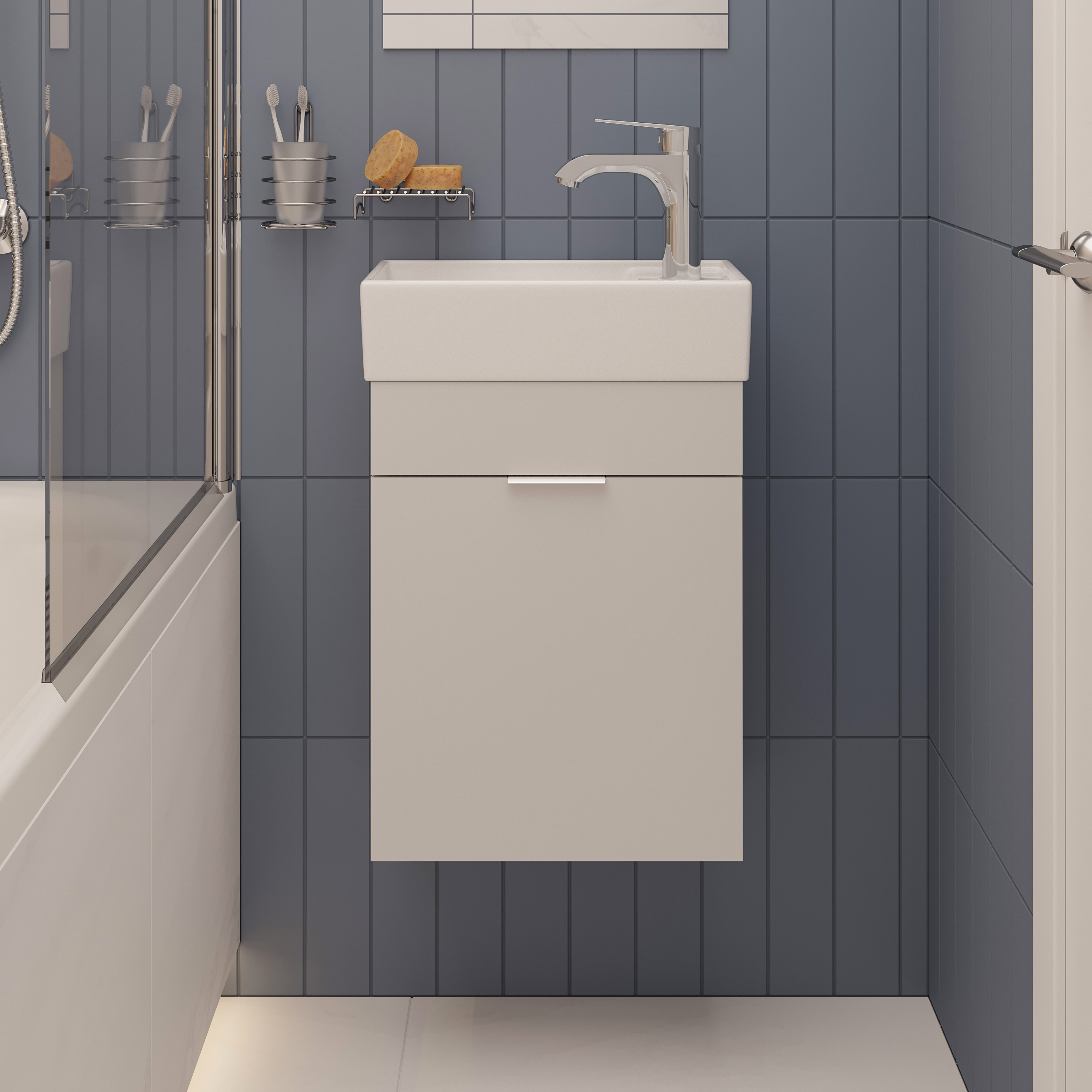 Тумба под раковину без столешницы DIWO Анапа 40 подвесная