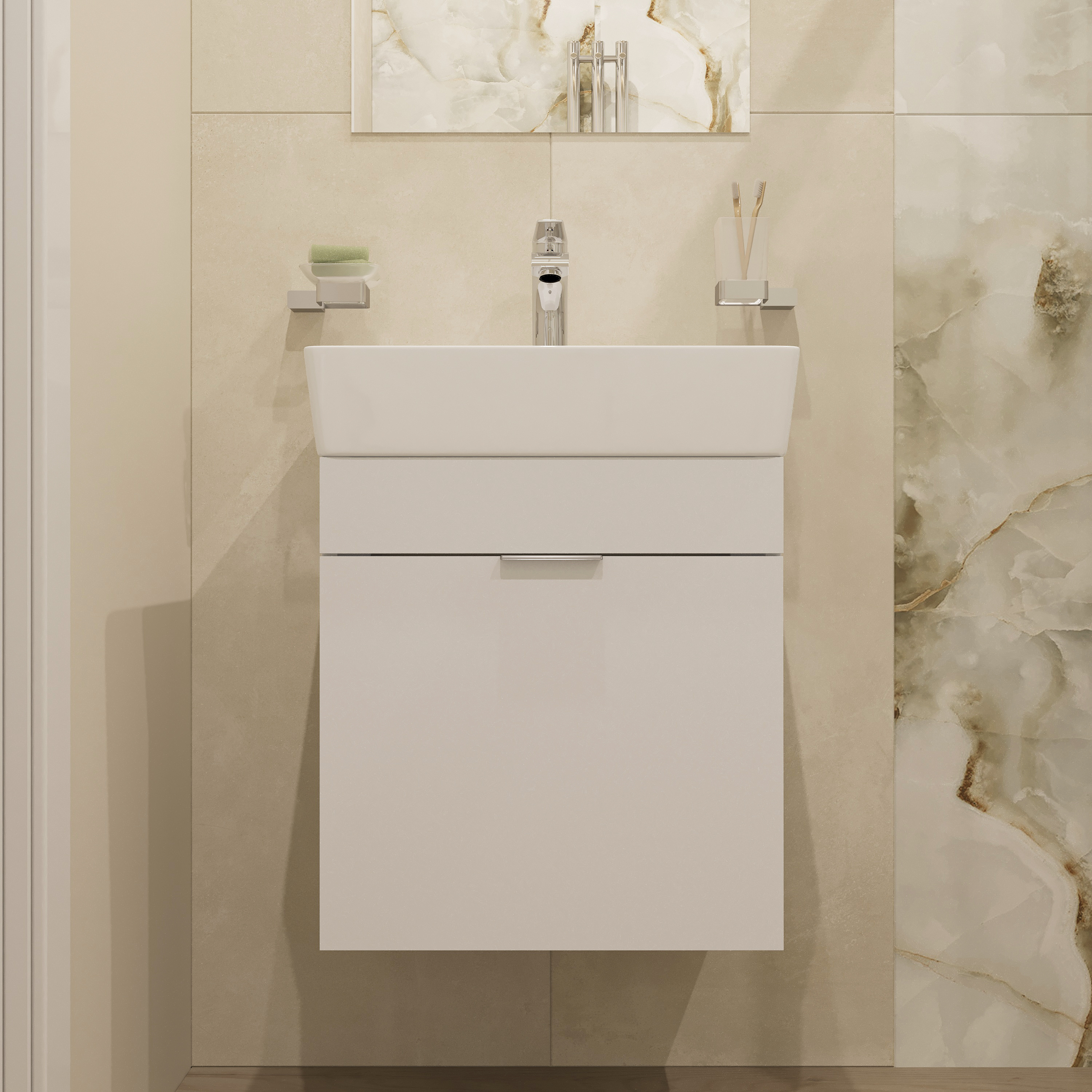 Тумба под раковину без столешницы DIWO Анапа 50 подвесная